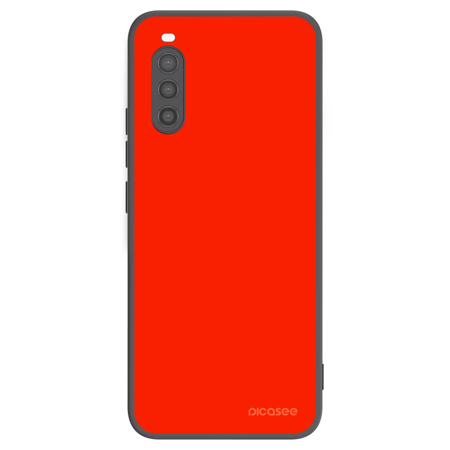 Picasee Μαύρη θήκη σιλικόνης για Sony Xperia 10 II - Maranello Red