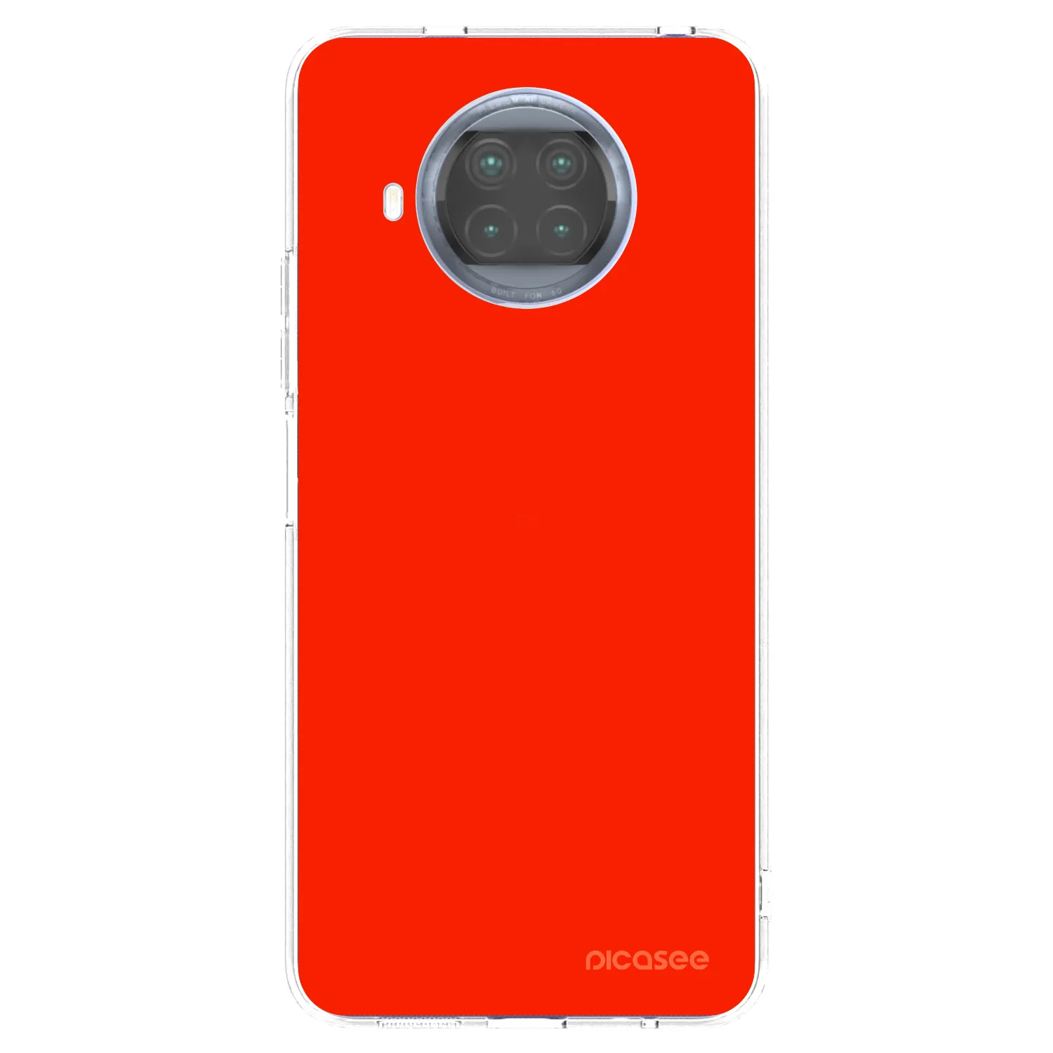 Picasee διαφανής θήκη σιλικόνης Xiaomi Mi 10T Lite - Maranello Red
