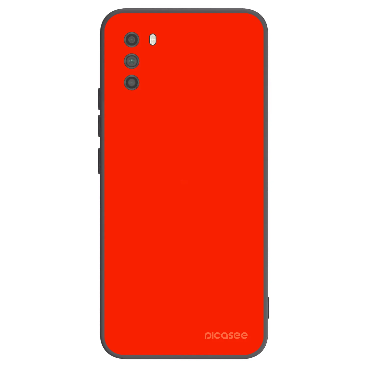 Picasee Μαύρη θήκη σιλικόνης για Xiaomi Poco M3 - Maranello Red