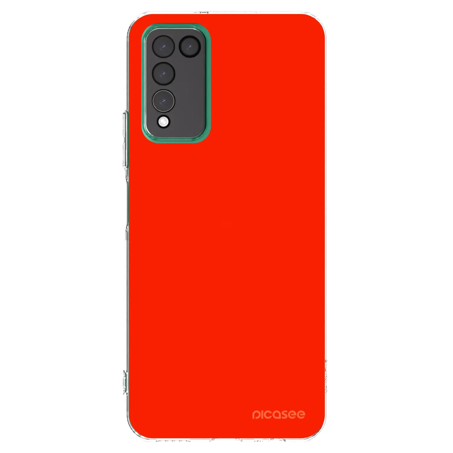 Picasee διαφανής θήκη σιλικόνης Honor 10X Lite - Maranello Red