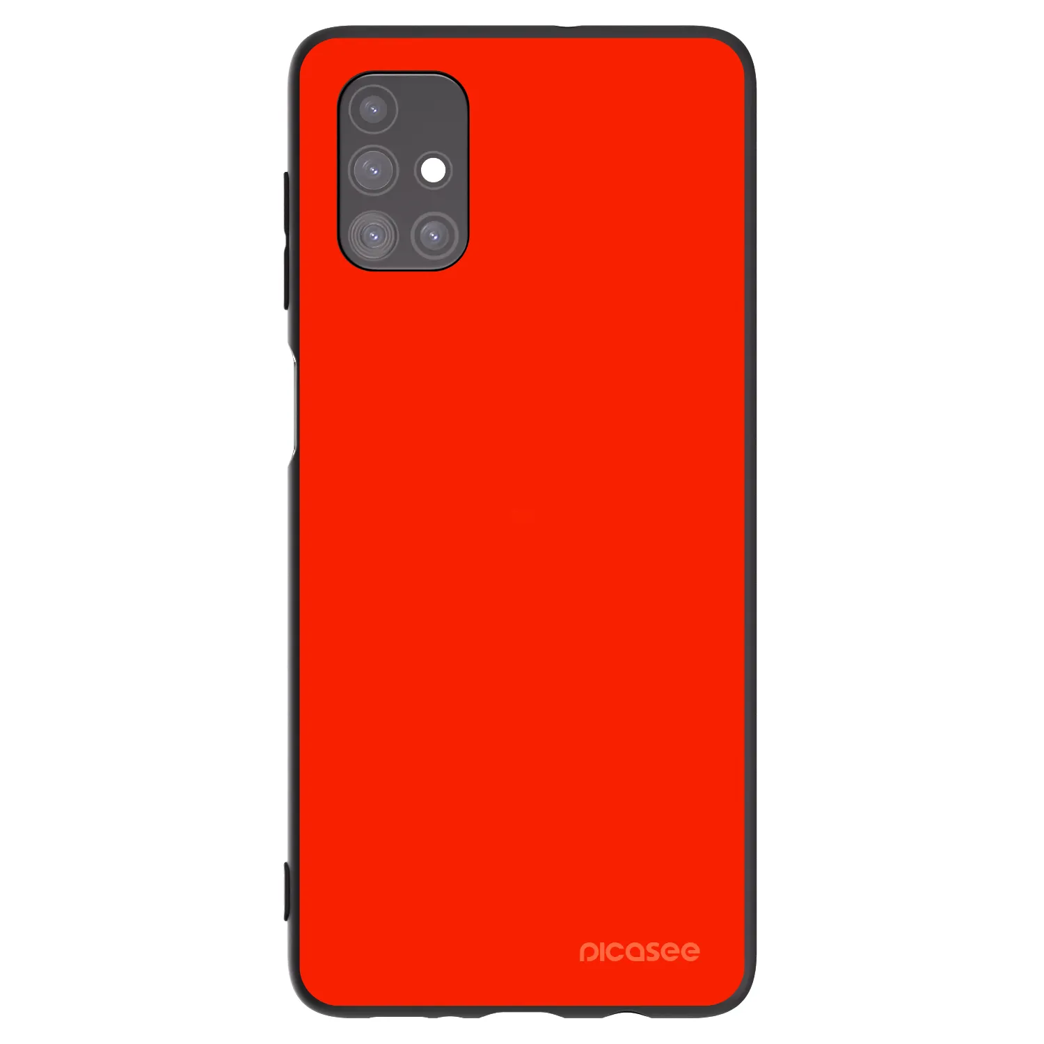 Picasee Μαύρη θήκη σιλικόνης για Samsung Galaxy M51 M515F - Maranello Red