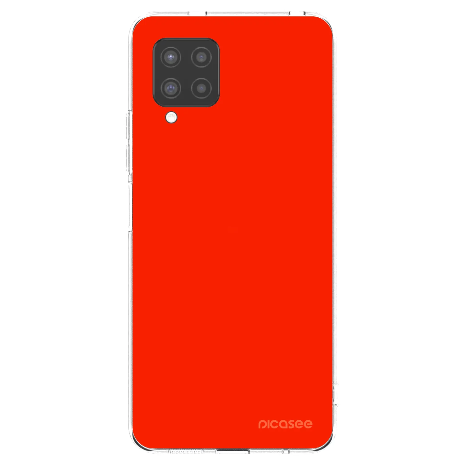 Picasee διαφανής θήκη σιλικόνης Samsung Galaxy A42 A426B - Maranello Red