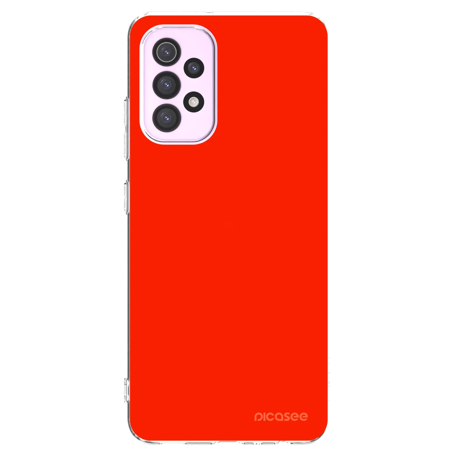 Picasee διαφανής θήκη σιλικόνης Samsung Galaxy A32 5G A326B - Maranello Red