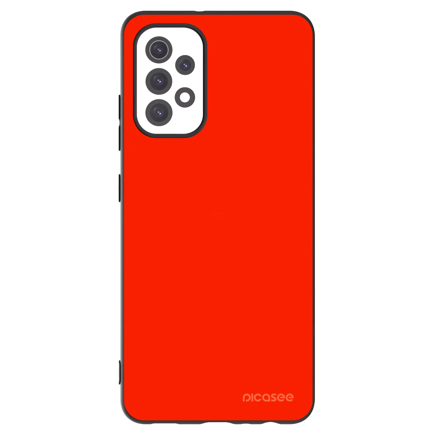 Picasee Μαύρη θήκη σιλικόνης για Samsung Galaxy A32 5G A326B - Maranello Red
