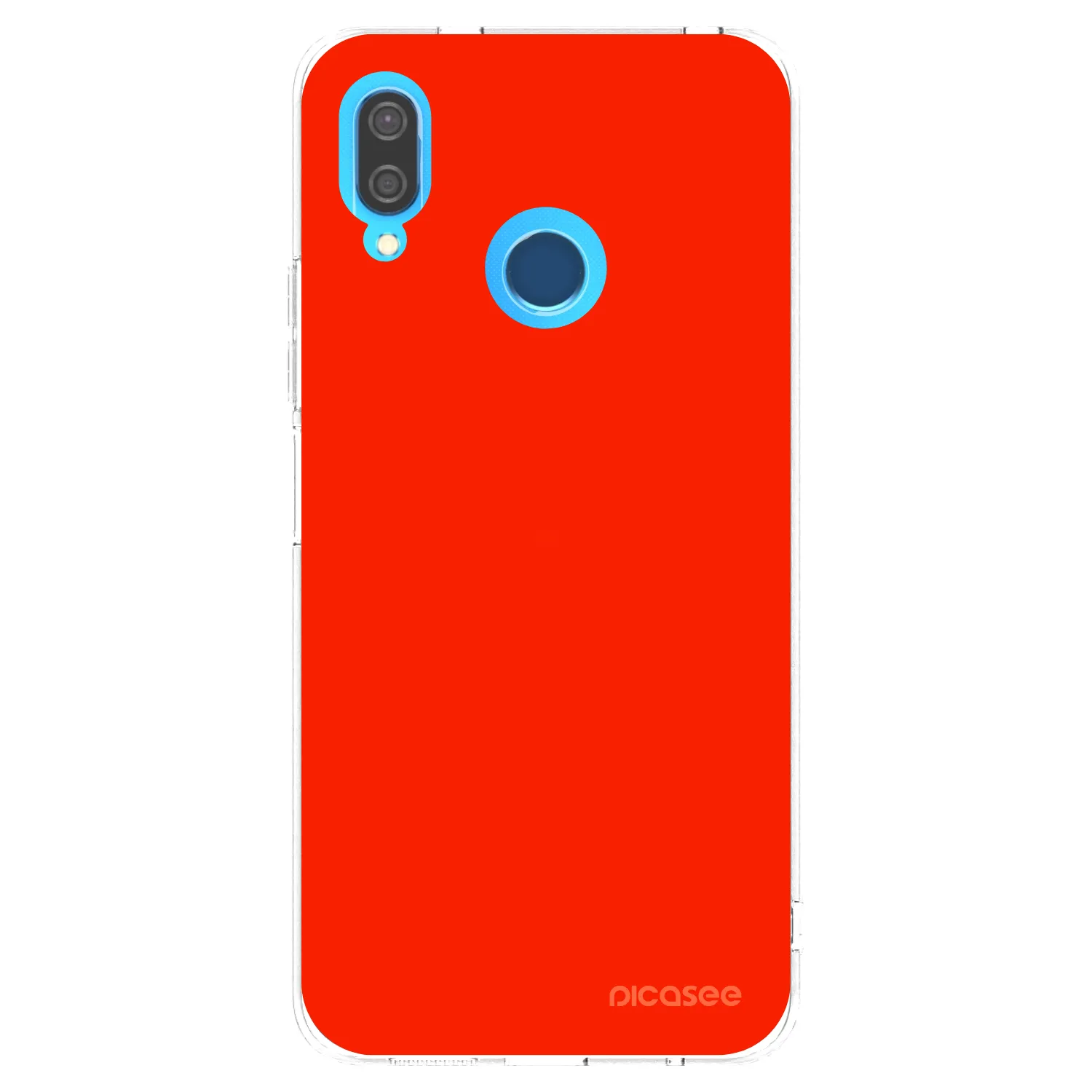 Picasee διαφανής θήκη σιλικόνης Huawei P20 Lite - Maranello Red