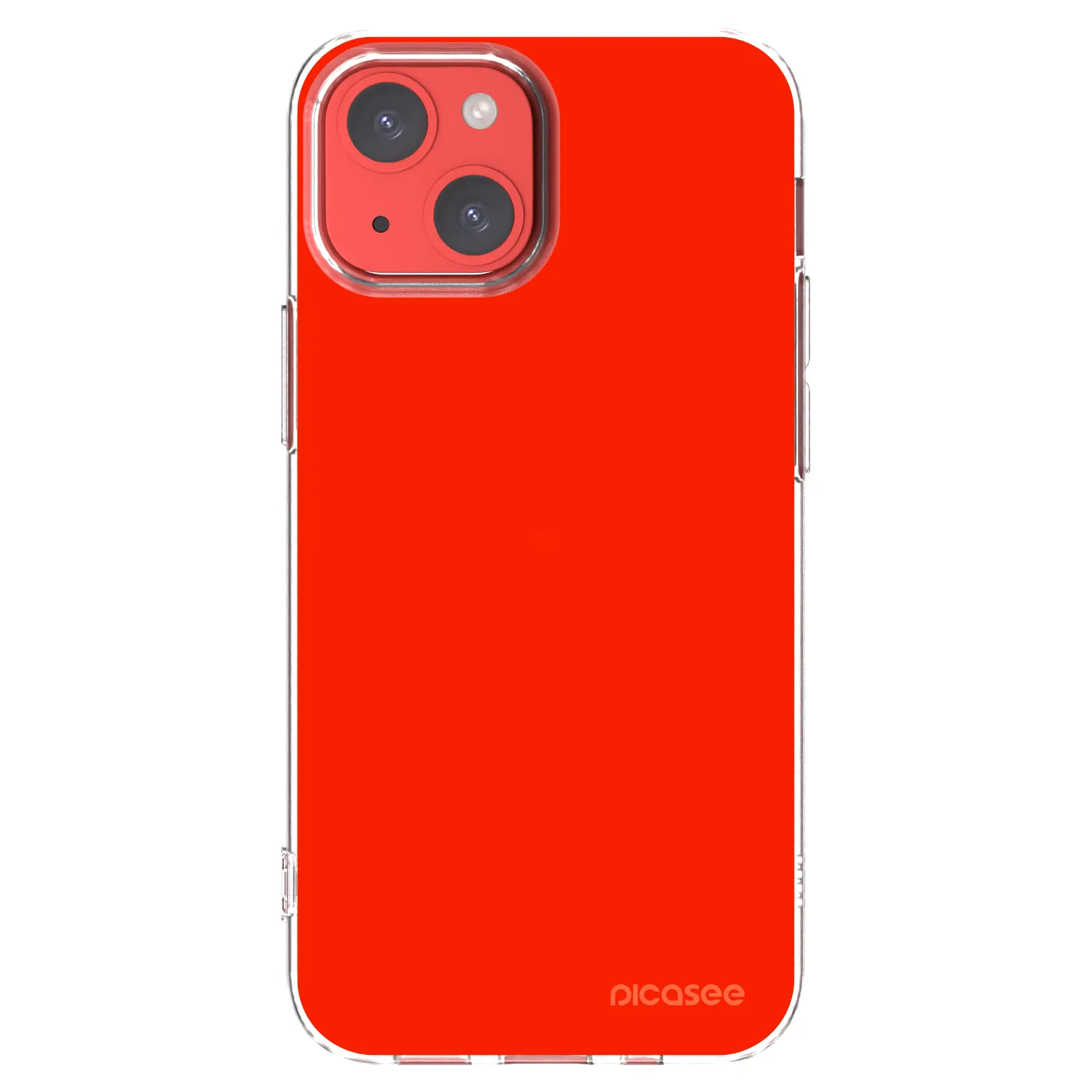 Picasee διαφανής θήκη σιλικόνης Apple iPhone 13 mini - Maranello Red