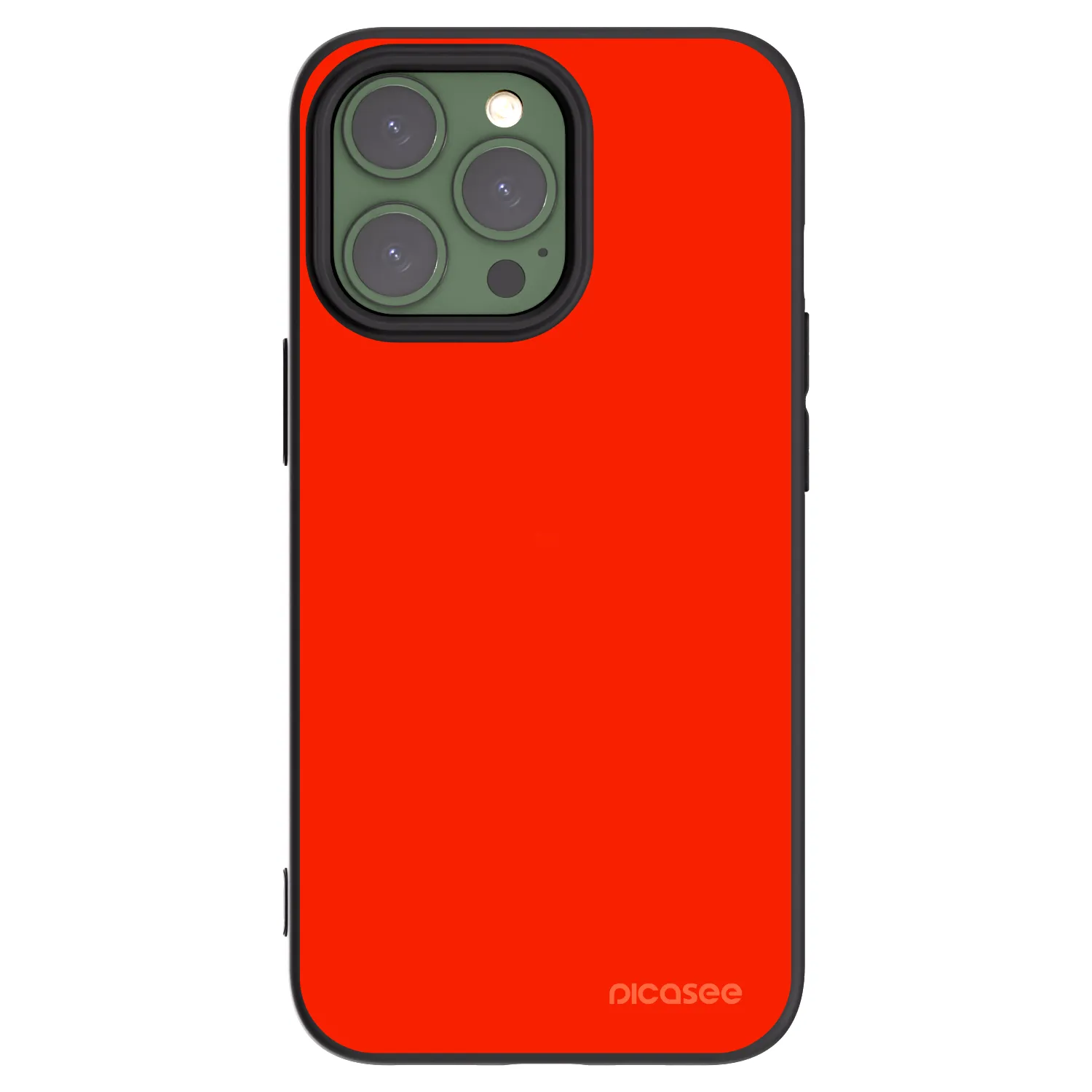 Picasee Μαύρη θήκη σιλικόνης για Apple iPhone 13 Pro - Maranello Red