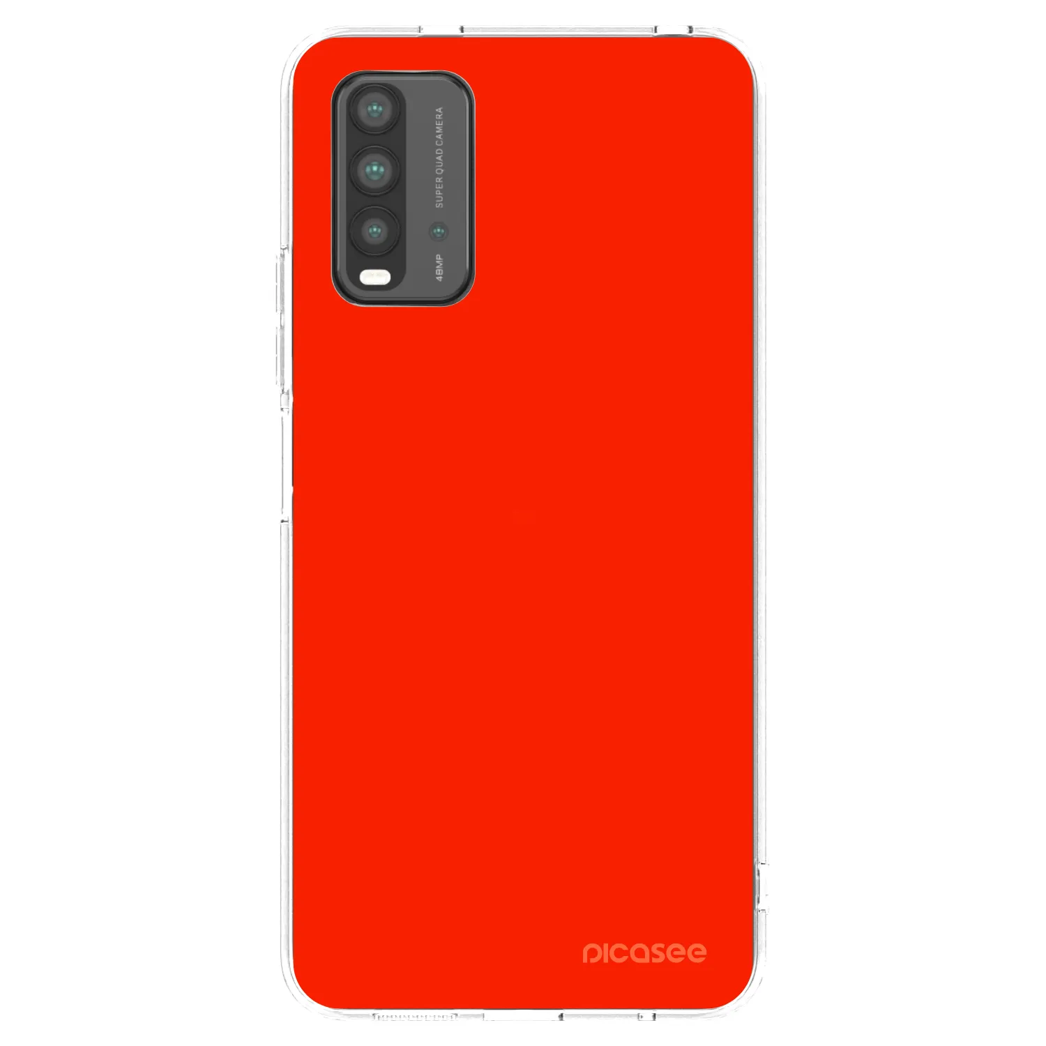 Picasee διαφανής θήκη σιλικόνης Xiaomi Redmi 9T - Maranello Red