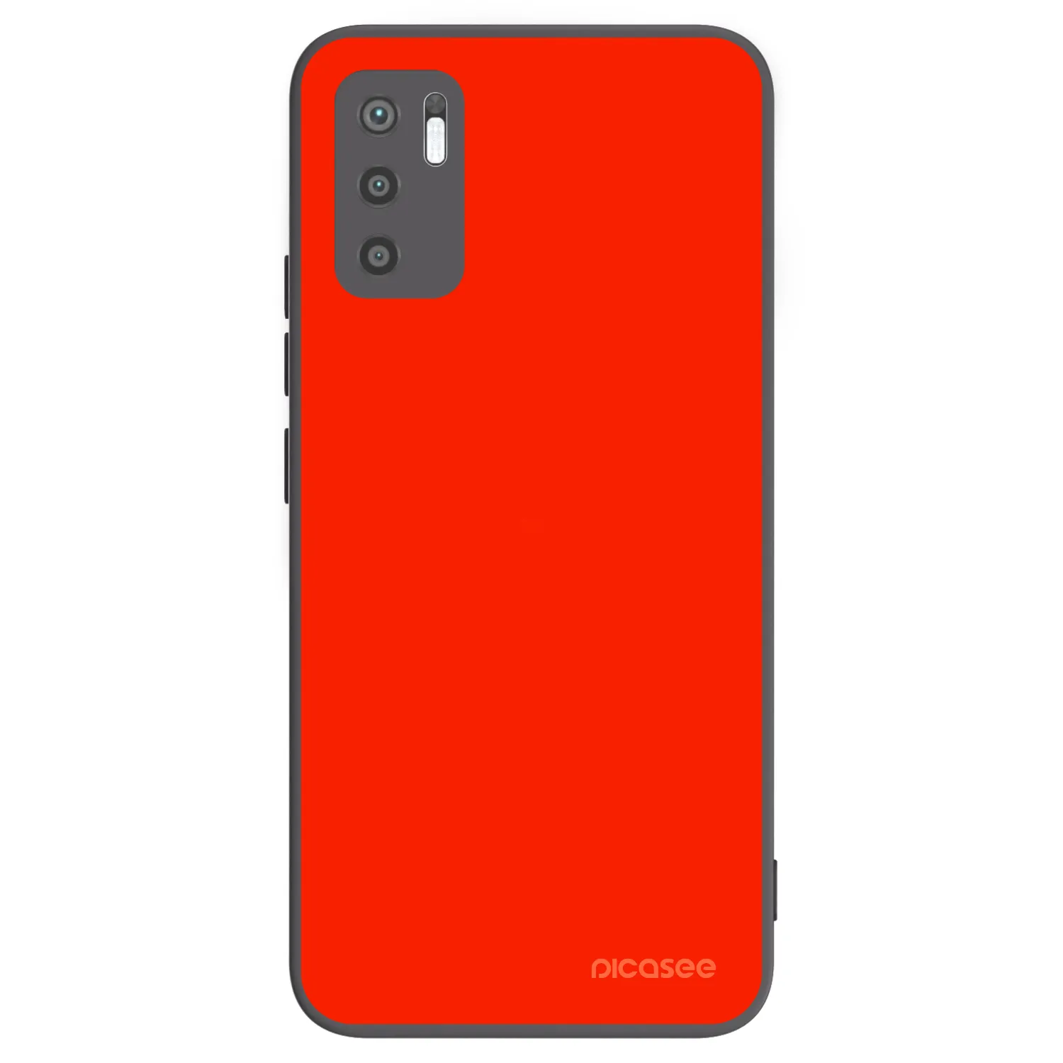 Picasee Μαύρη θήκη σιλικόνης για Xiaomi Redmi Note 10 5G - Maranello Red