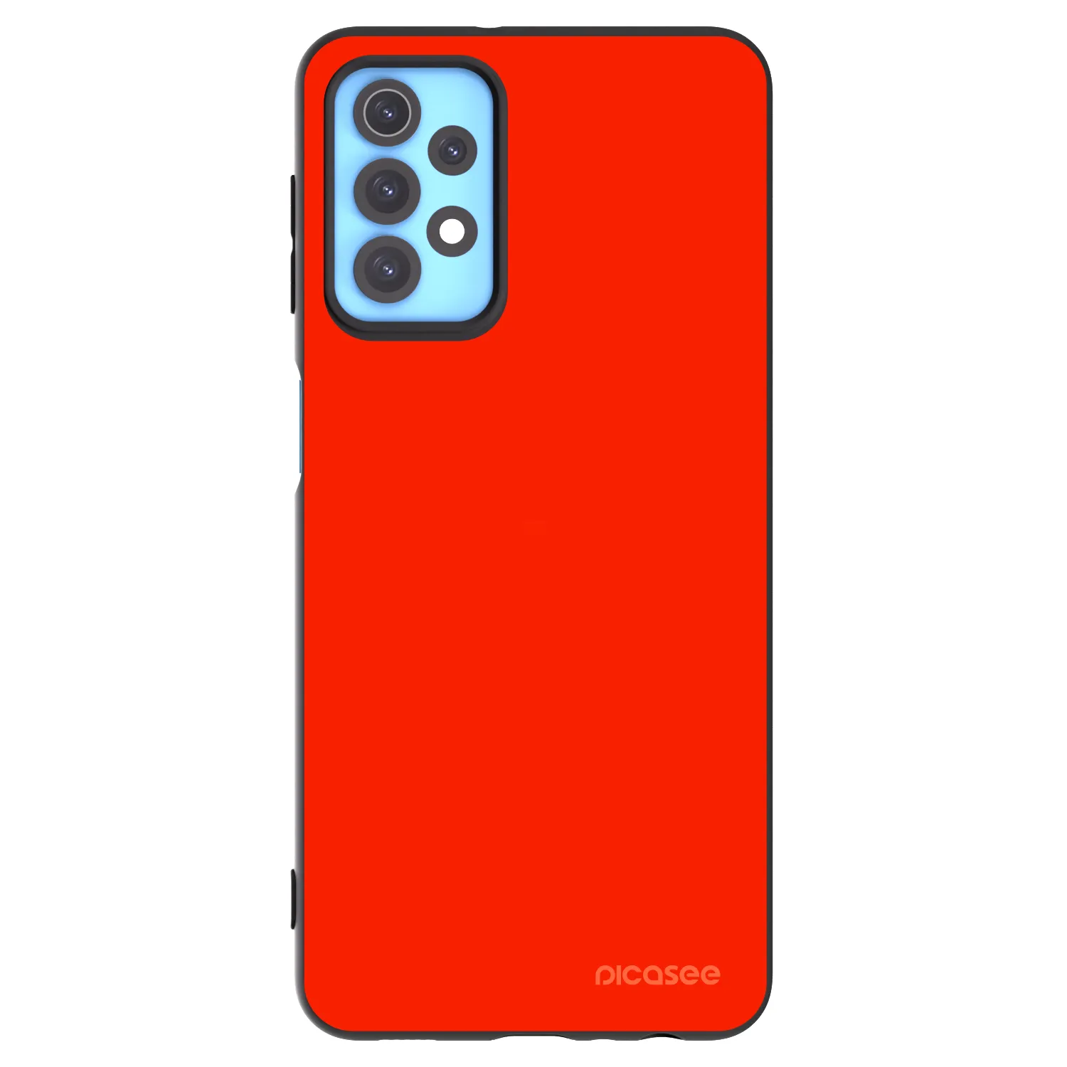 Picasee Μαύρη θήκη σιλικόνης για Samsung Galaxy A32 4G SM-A325F - Maranello Red