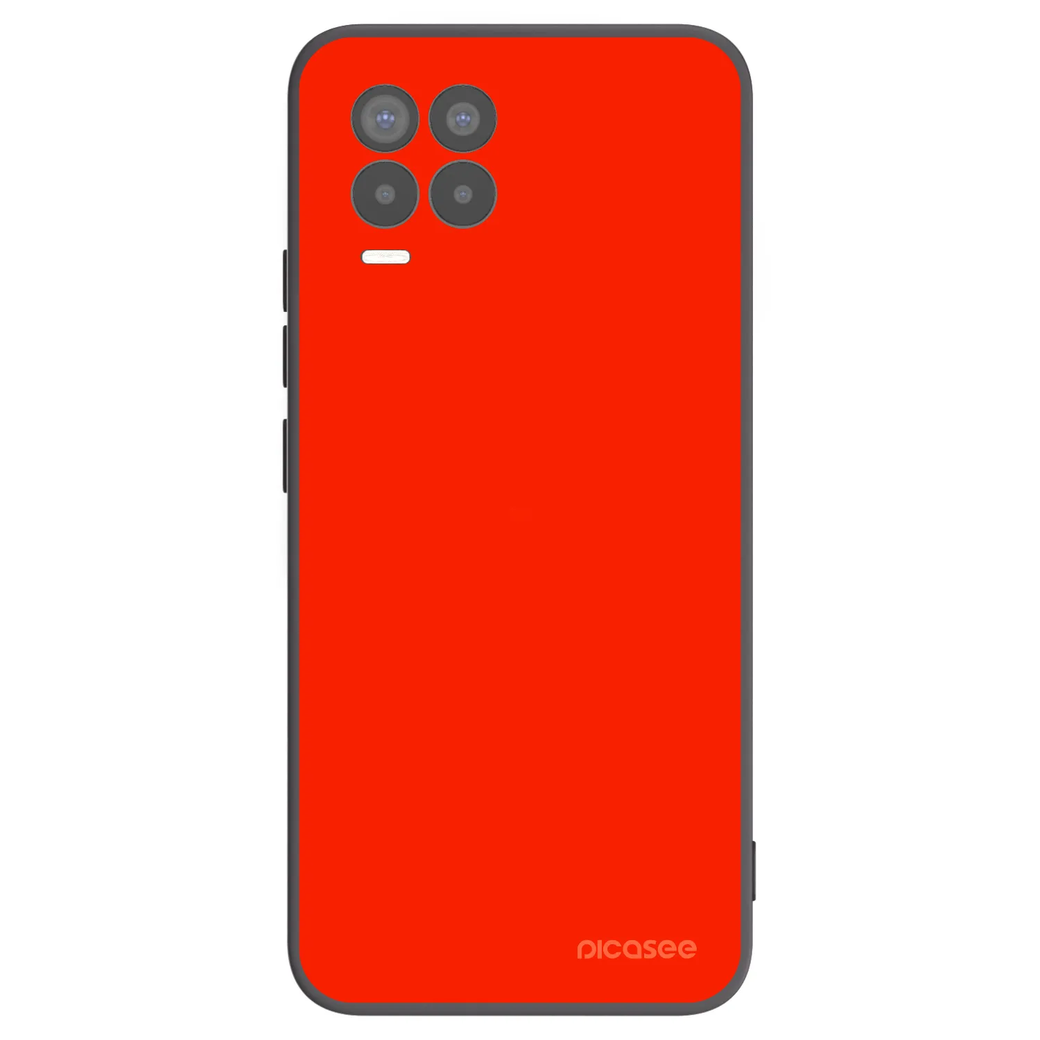Picasee Μαύρη θήκη σιλικόνης για Realme 8 Pro - Maranello Red