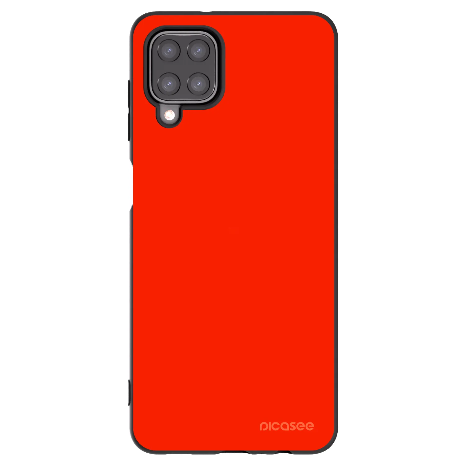 Picasee Μαύρη θήκη σιλικόνης για Samsung Galaxy M12 M127F - Maranello Red