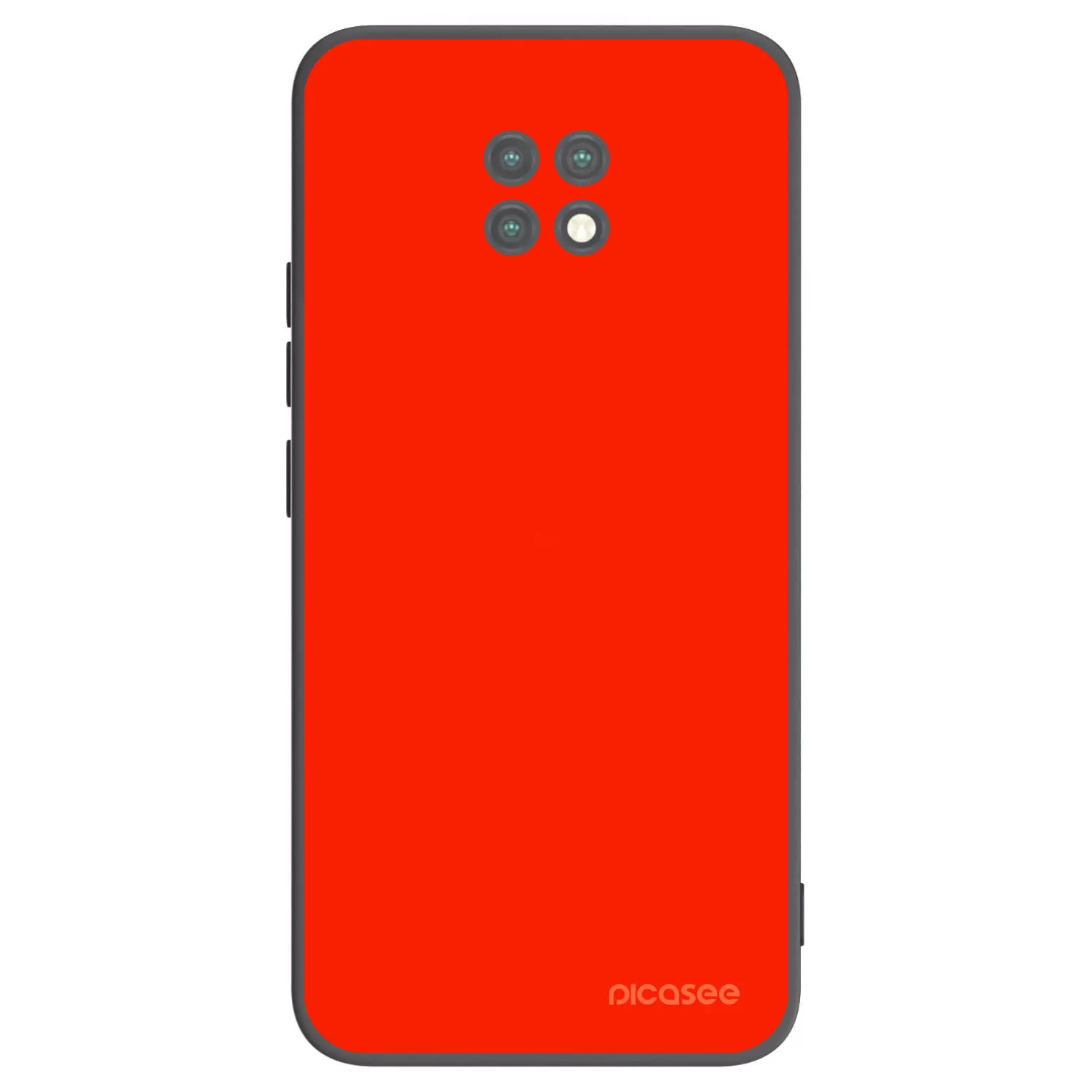 Picasee Μαύρη θήκη σιλικόνης για Xiaomi Redmi Note 9T - Maranello Red