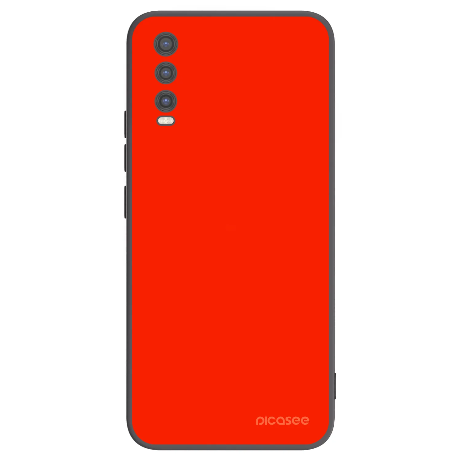 Picasee Μαύρη θήκη σιλικόνης για Vivo Y20s - Maranello Red
