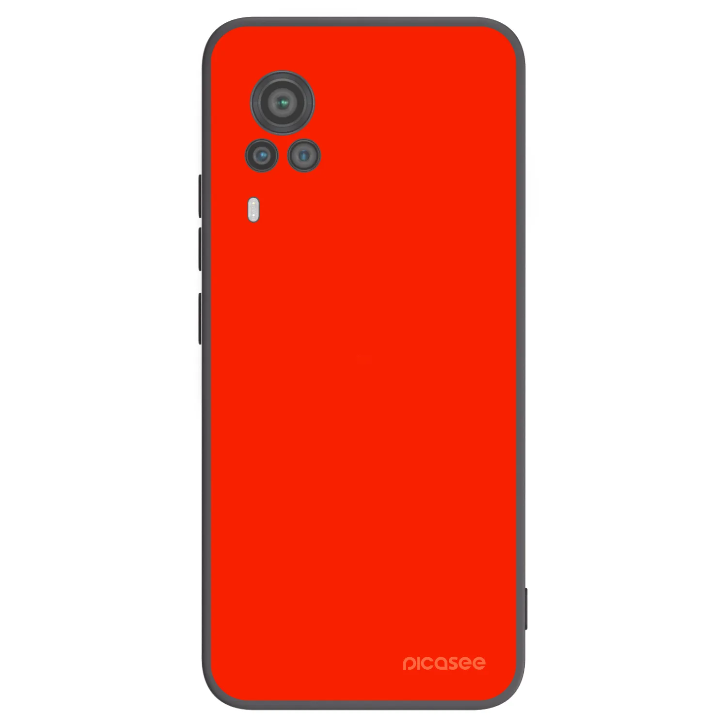 Picasee Μαύρη θήκη σιλικόνης για Vivo X60 Pro 5G - Maranello Red