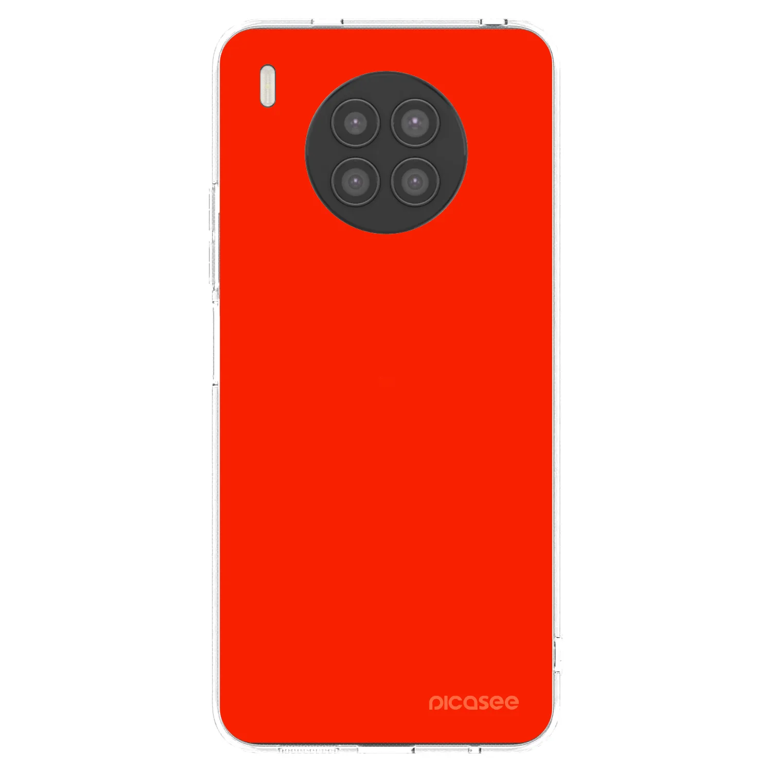 Picasee διαφανής θήκη σιλικόνης Huawei Nova 8i - Maranello Red