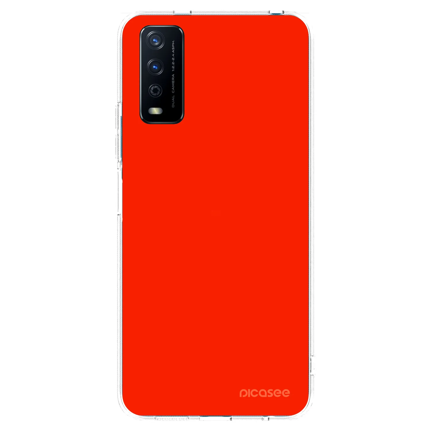 Picasee διαφανής θήκη σιλικόνης Vivo Y11s - Maranello Red