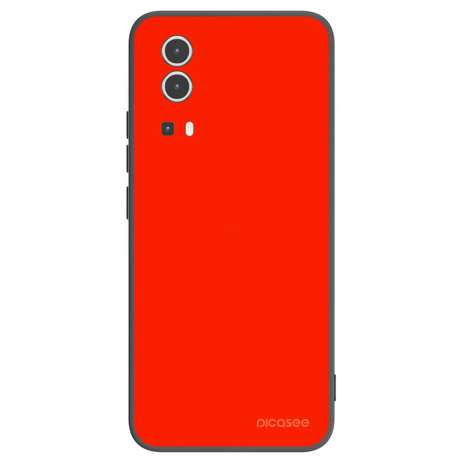Picasee Μαύρη θήκη σιλικόνης για Vivo Y72 5G - Maranello Red