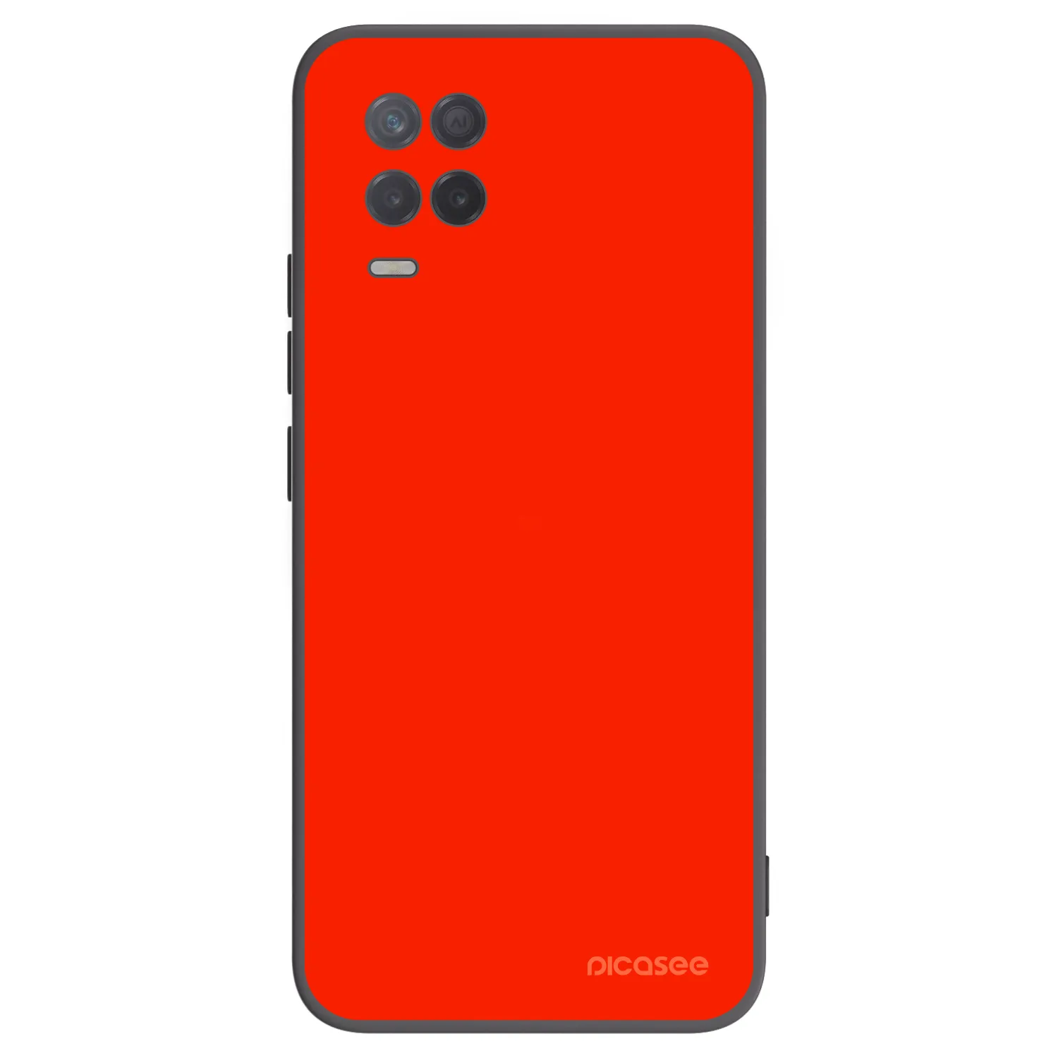 Picasee Μαύρη θήκη σιλικόνης για Realme 8 5G - Maranello Red