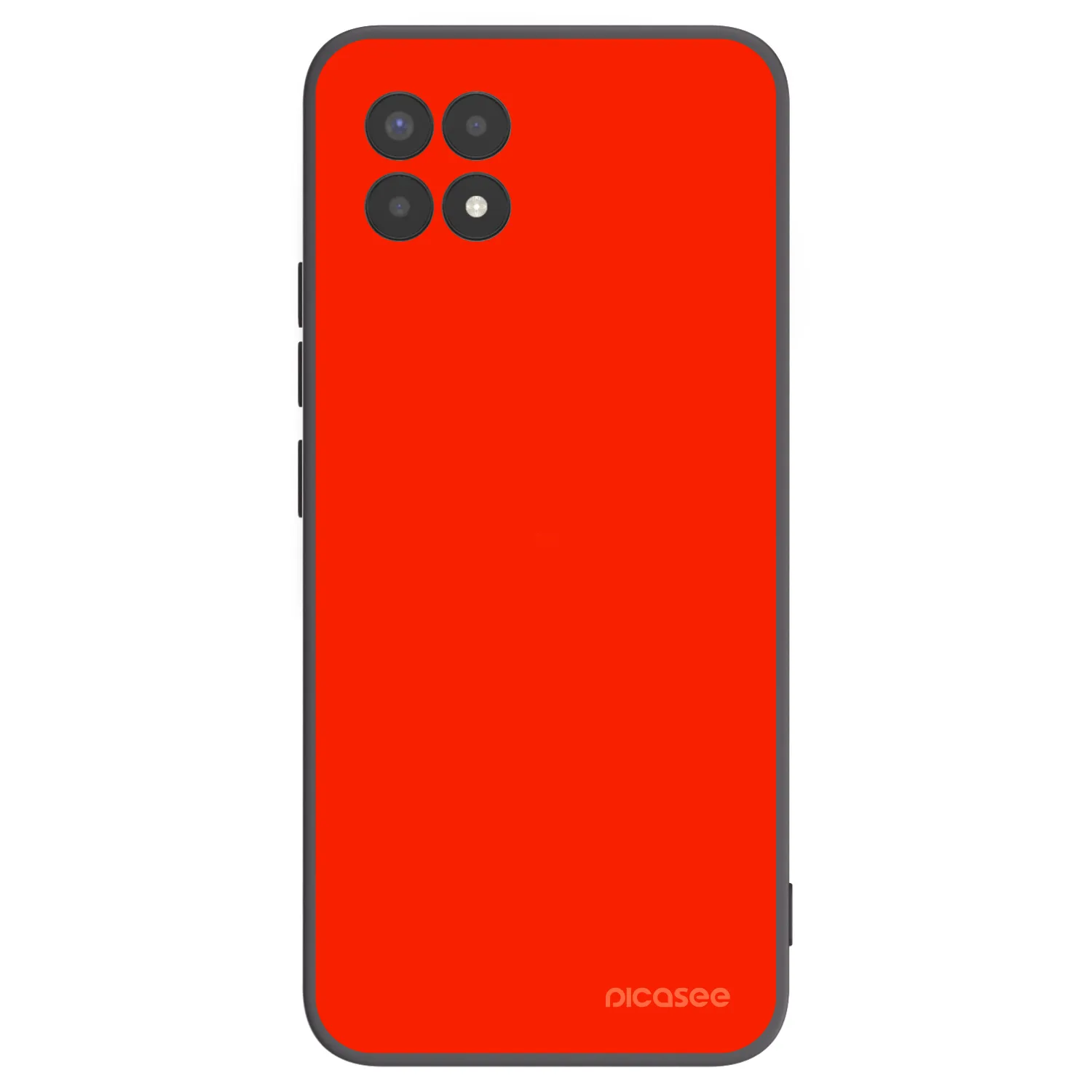 Picasee Μαύρη θήκη σιλικόνης για Realme 8i - Maranello Red