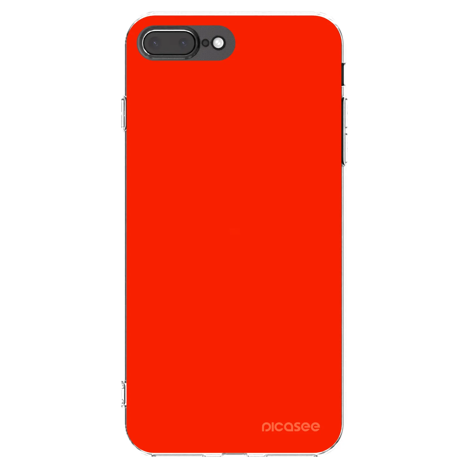 Picasee διαφανής θήκη σιλικόνης Apple iPhone 7 Plus - Maranello Red