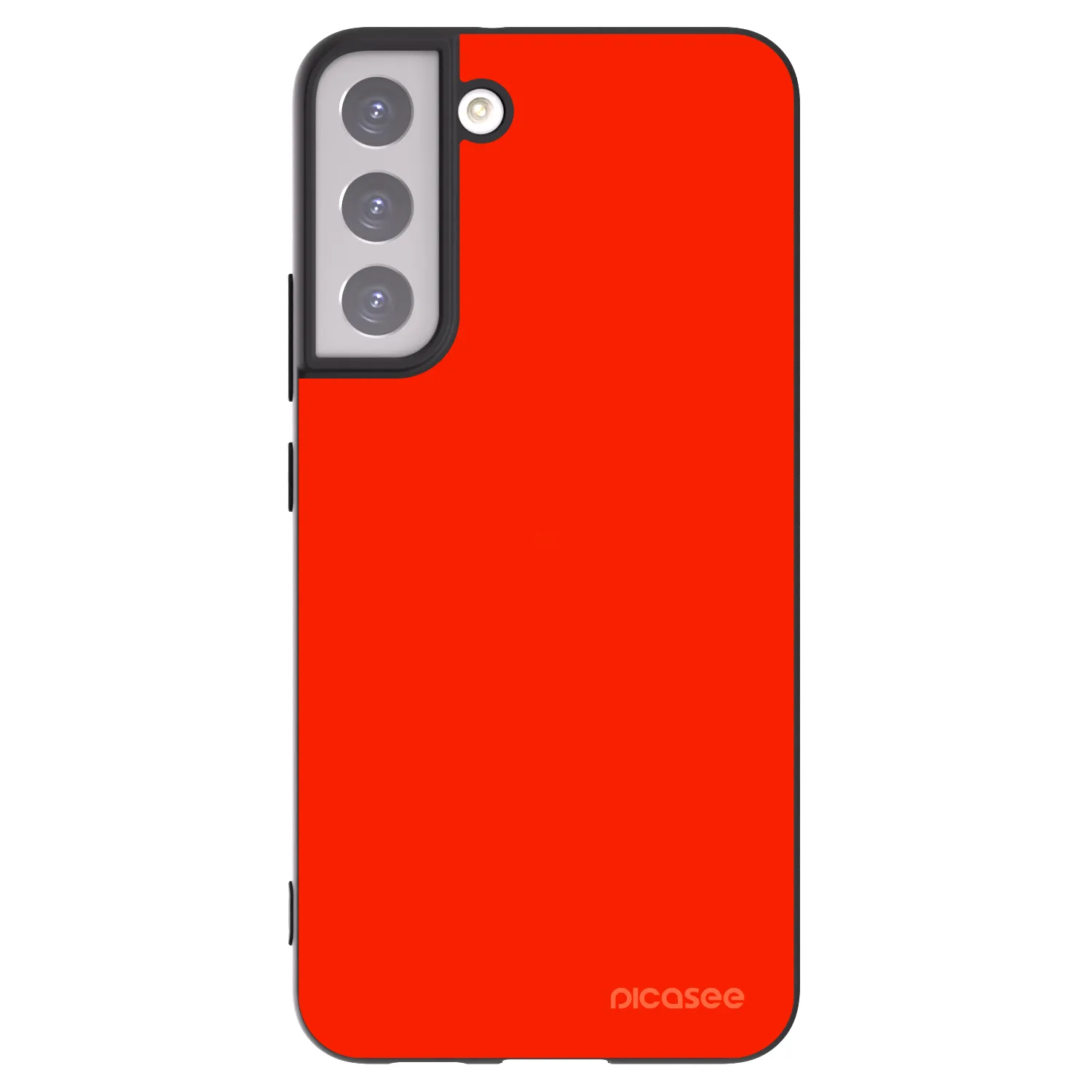 Picasee Μαύρη θήκη σιλικόνης για Samsung Galaxy S22+ 5G - Maranello Red