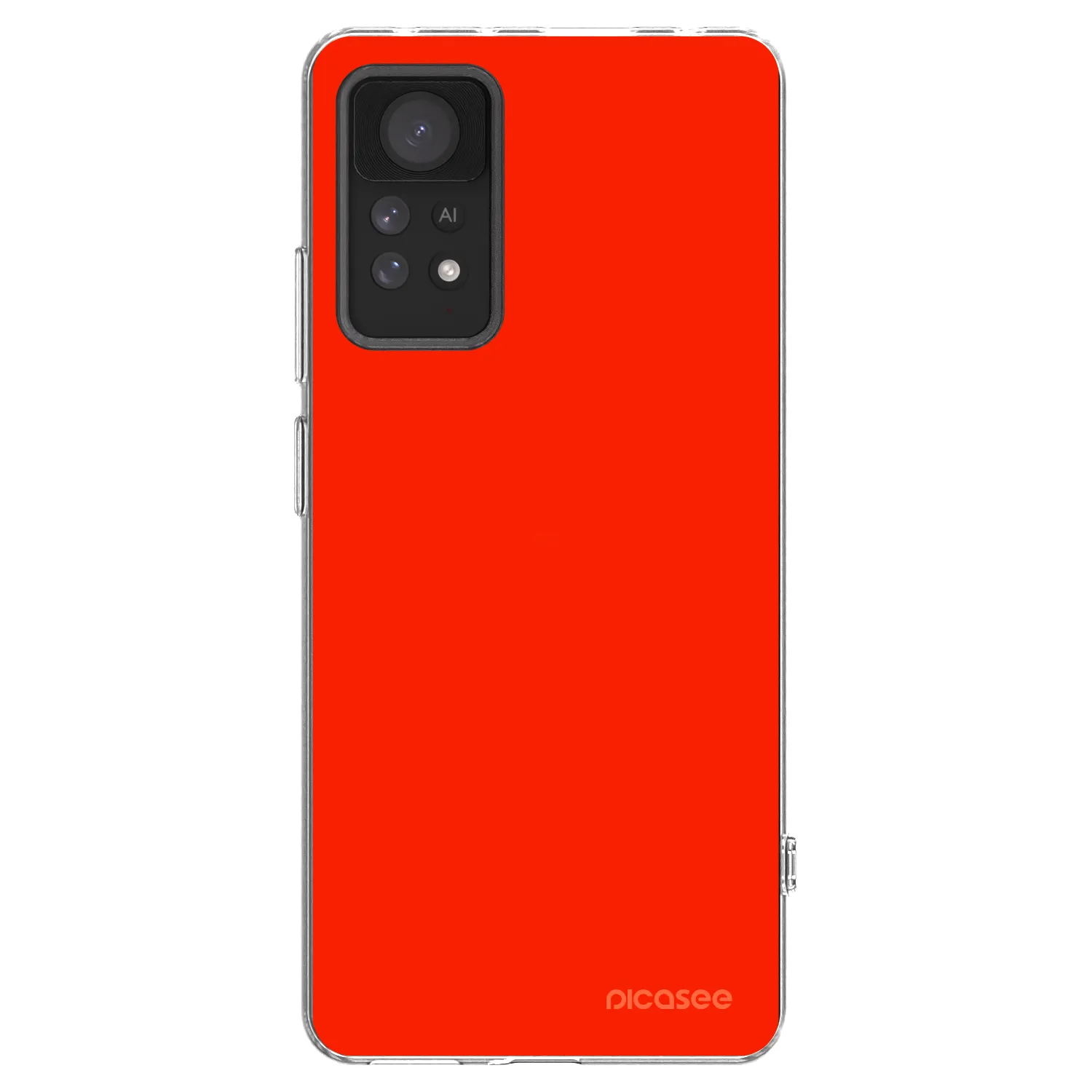Picasee διαφανής θήκη σιλικόνης Xiaomi Redmi Note 11 Pro 5G - Maranello Red