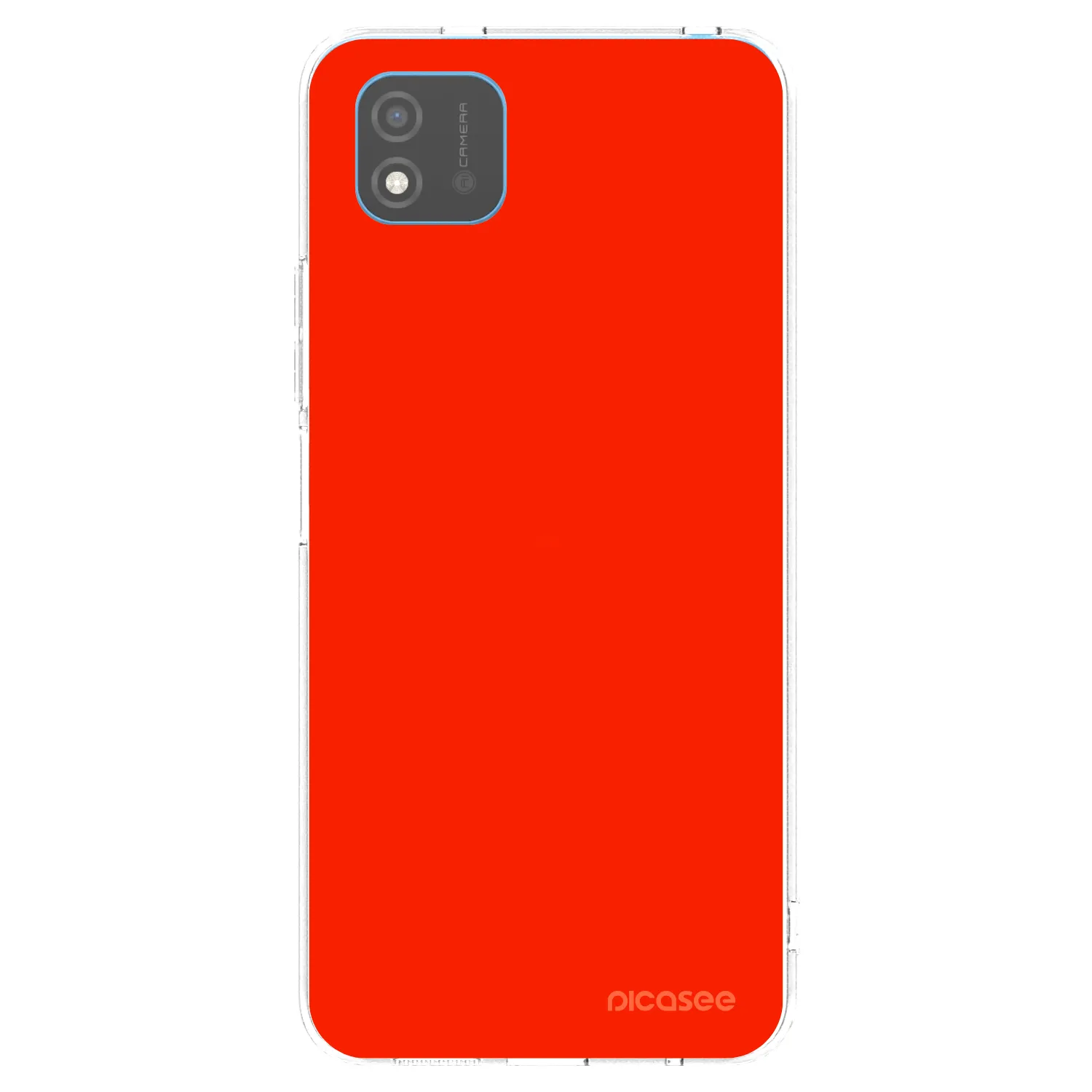 Picasee διαφανής θήκη σιλικόνης Realme C11 (2021) - Maranello Red