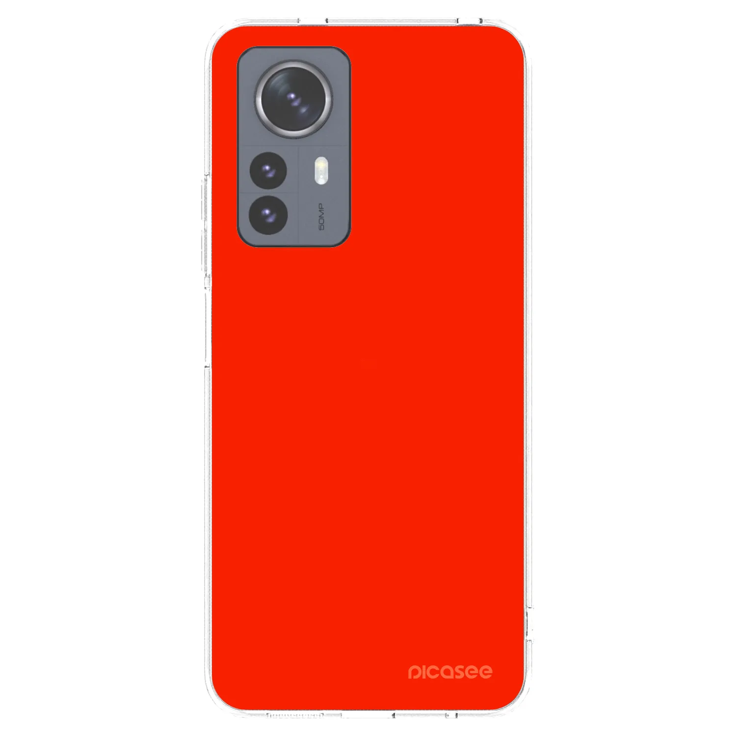 Picasee διαφανής θήκη σιλικόνης Xiaomi 12 Pro - Maranello Red
