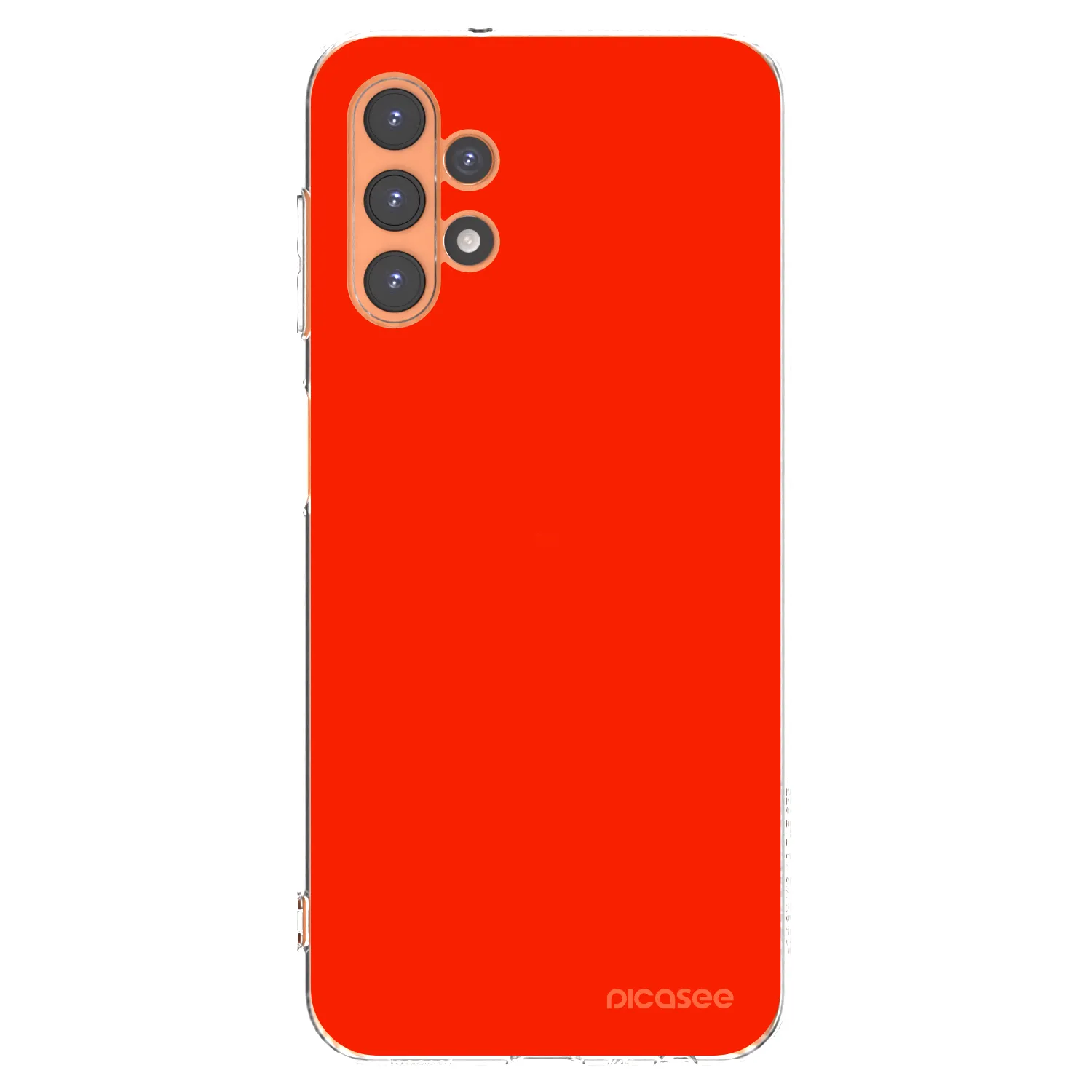 Picasee διαφανής θήκη σιλικόνης Samsung Galaxy A13 4G A135 - Maranello Red