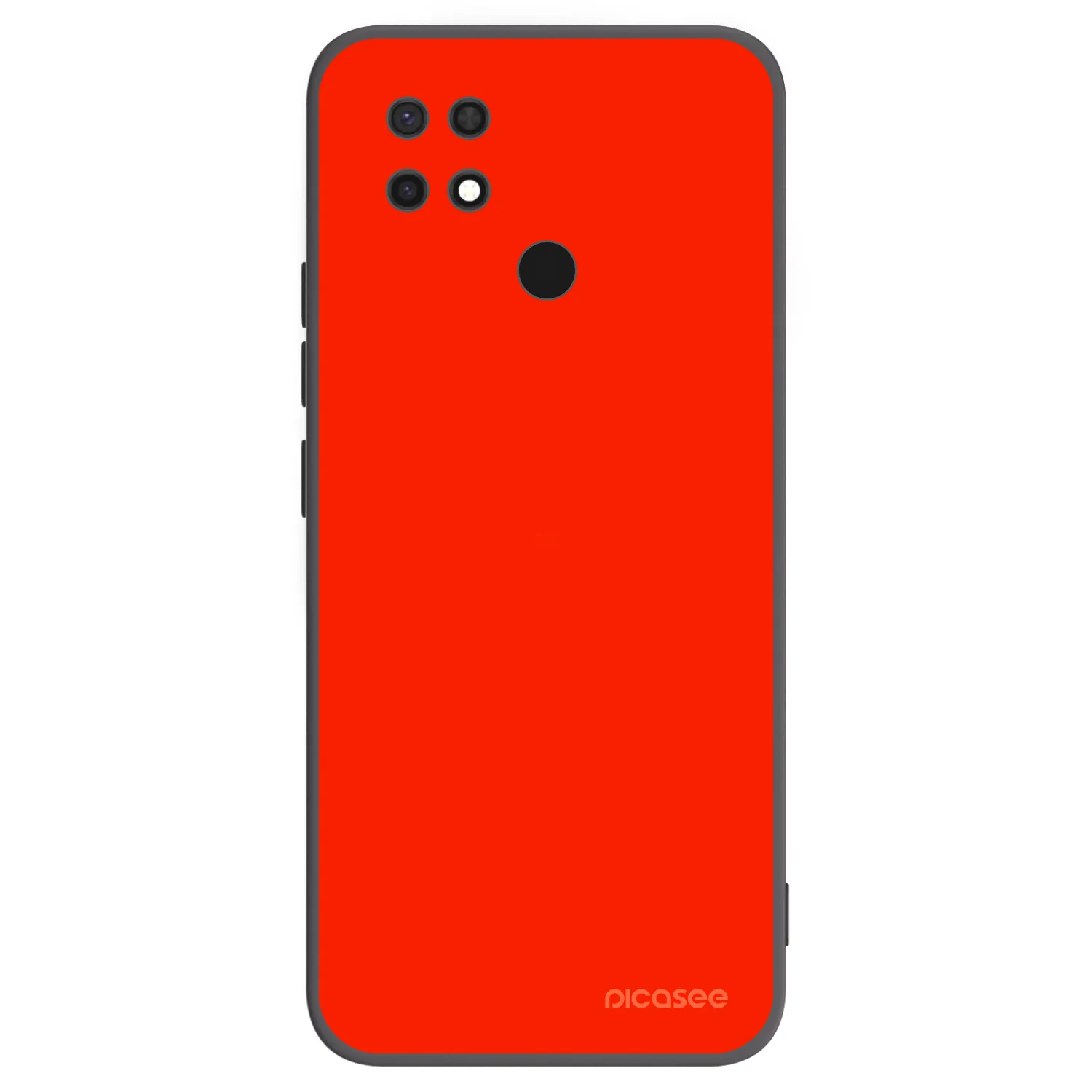 Picasee Μαύρη θήκη σιλικόνης για Xiaomi Redmi 10C - Maranello Red