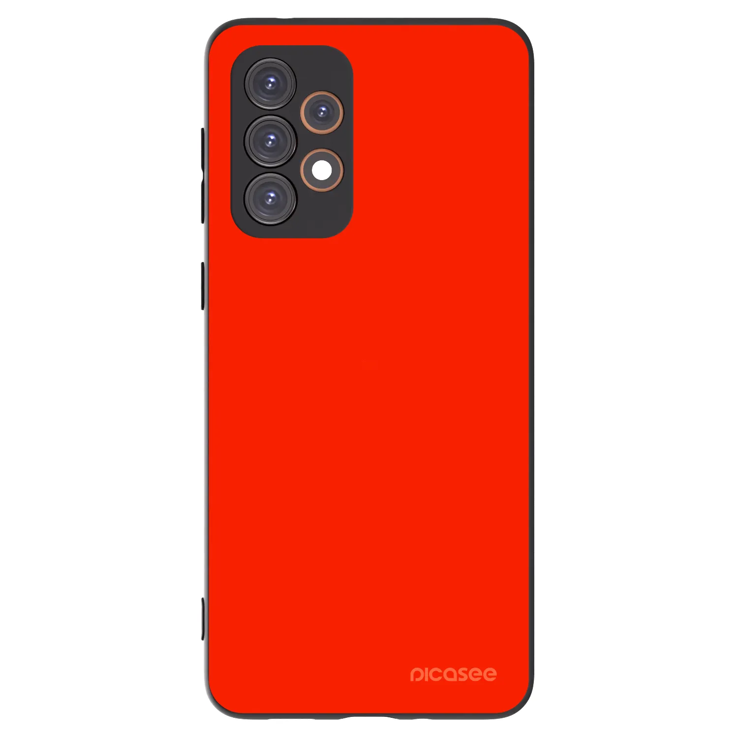 Picasee Μαύρη θήκη σιλικόνης για Samsung Galaxy A33 5G A336 - Maranello Red