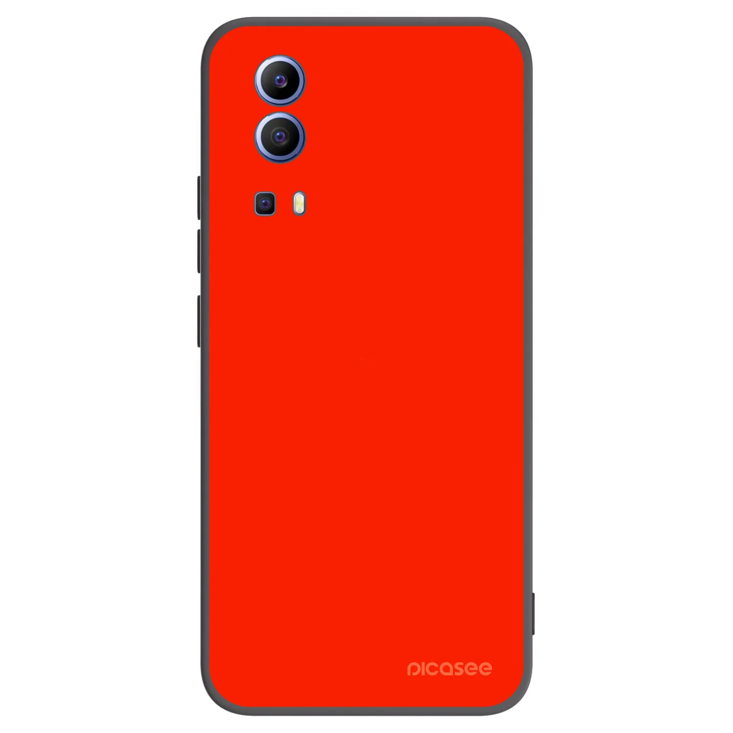 Picasee Μαύρη θήκη σιλικόνης για Vivo Y52 5G - Maranello Red