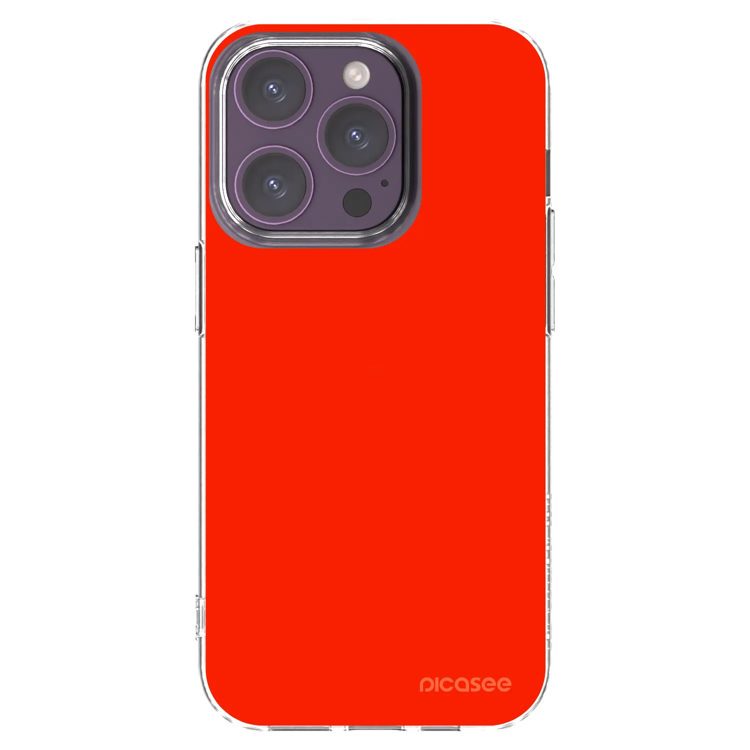 Picasee διαφανής θήκη σιλικόνης Apple iPhone 14 Pro - Maranello Red