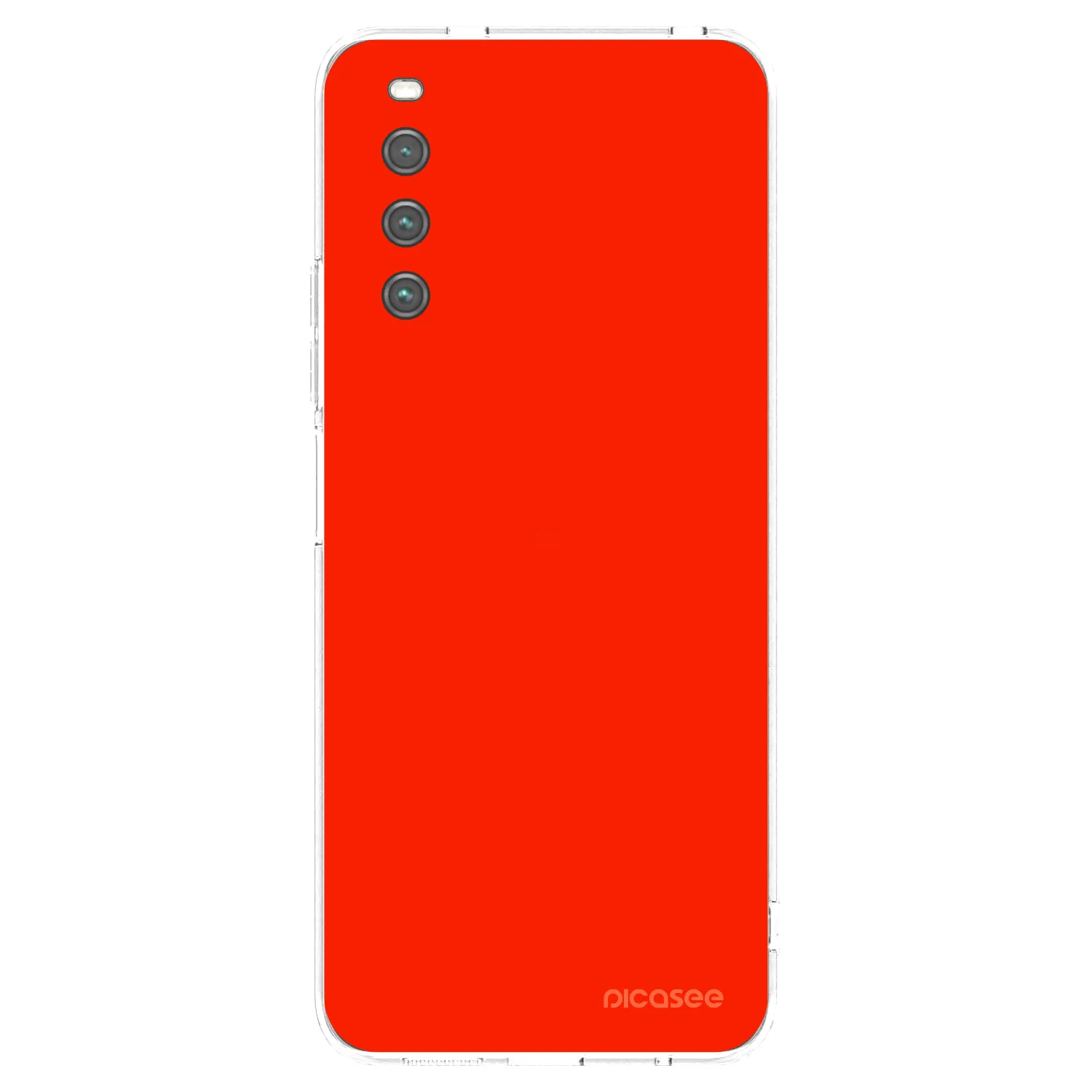 Picasee διαφανής θήκη σιλικόνης Sony Xperia 10 IV 5G - Maranello Red