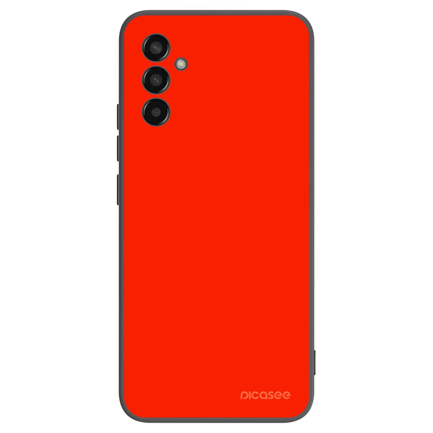 Picasee Μαύρη θήκη σιλικόνης για Samsung Galaxy M13 M135F - Maranello Red