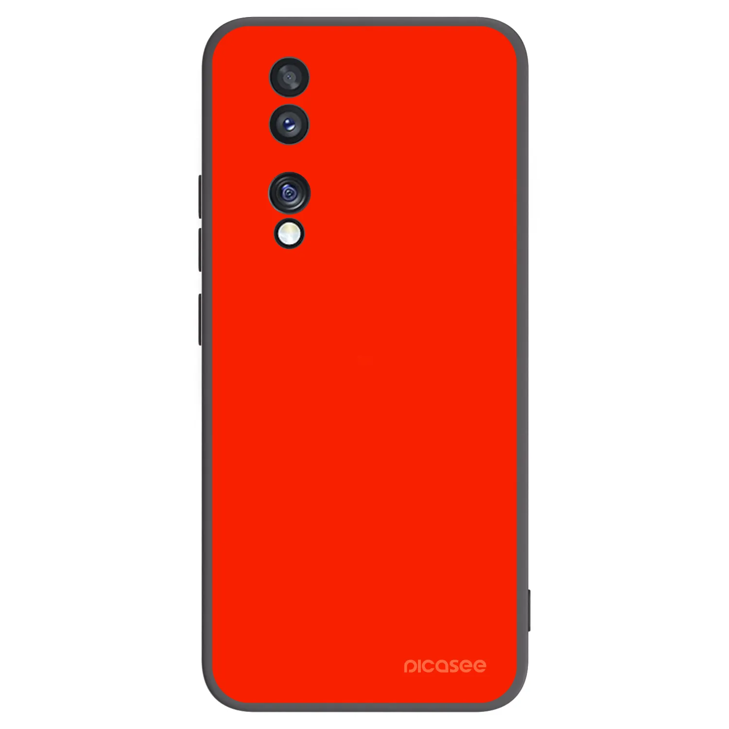 Picasee Μαύρη θήκη σιλικόνης για Honor 70 - Maranello Red