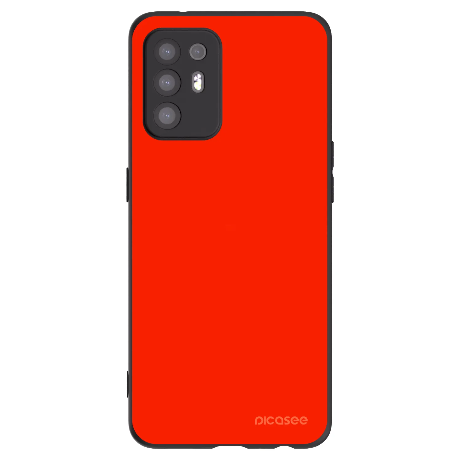 Picasee Μαύρη θήκη σιλικόνης για OPPO A94 5G - Maranello Red