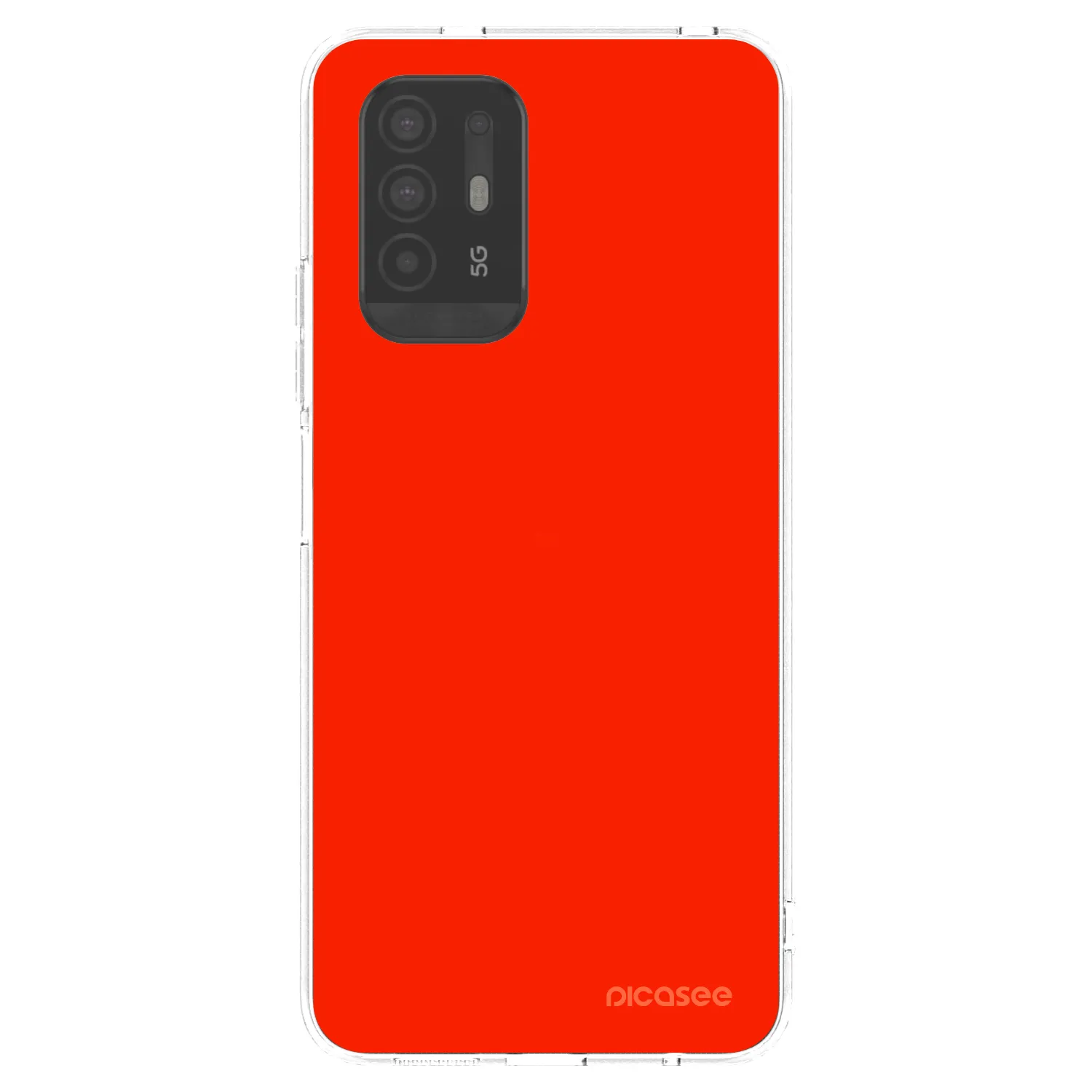 Picasee διαφανής θήκη σιλικόνης OPPO A94 5G - Maranello Red
