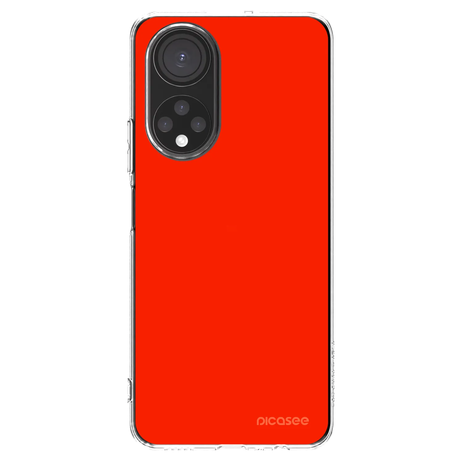 Picasee διαφανής θήκη σιλικόνης Honor X7 - Maranello Red