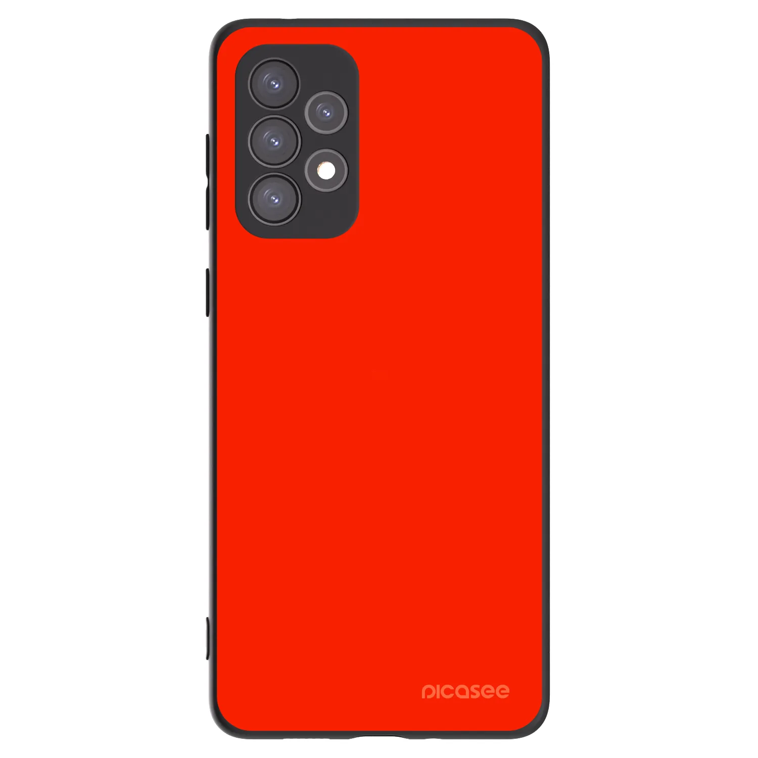Picasee Μαύρη θήκη σιλικόνης για Samsung Galaxy A73 5G - Maranello Red