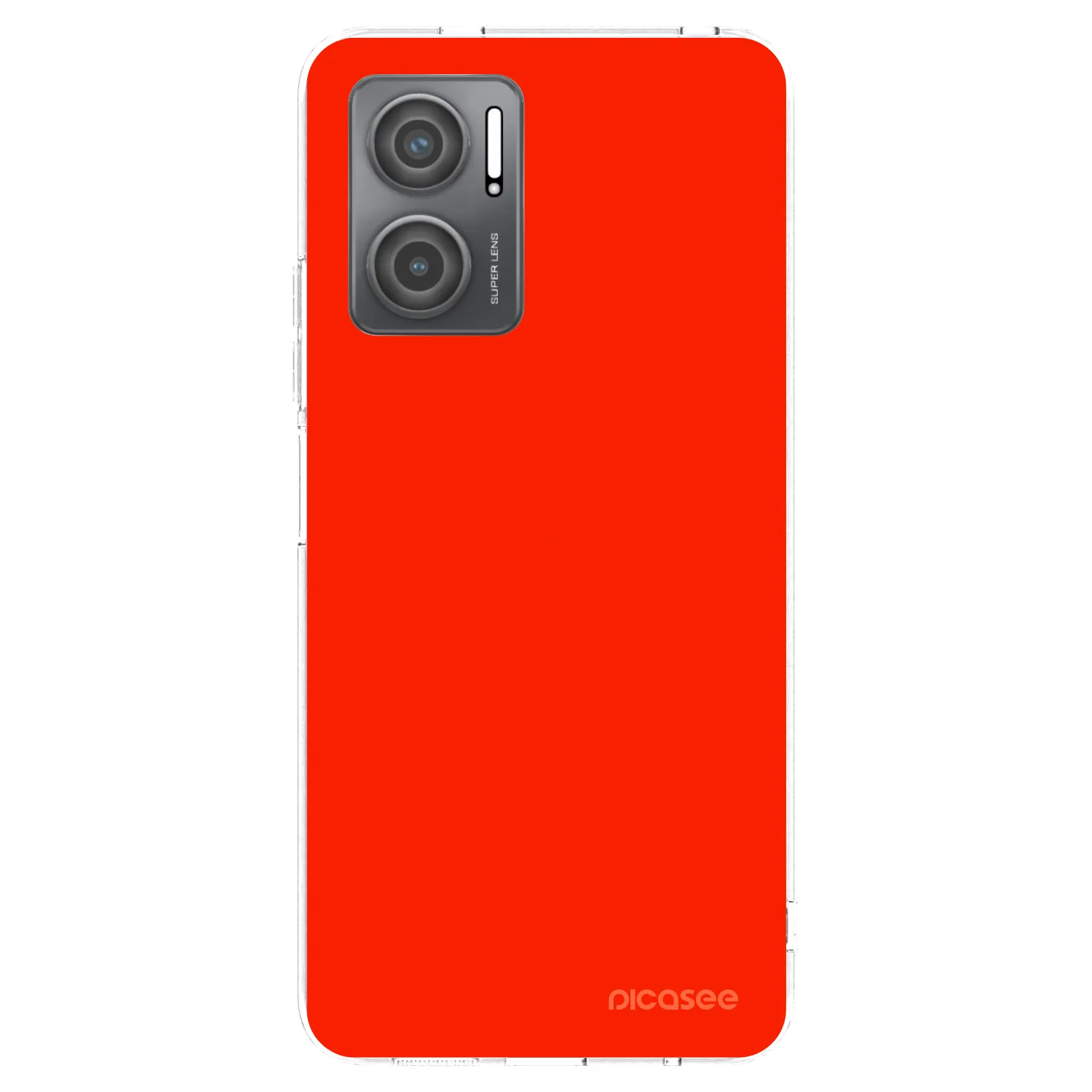 Picasee διαφανής θήκη σιλικόνης Xiaomi Redmi 10 5G - Maranello Red