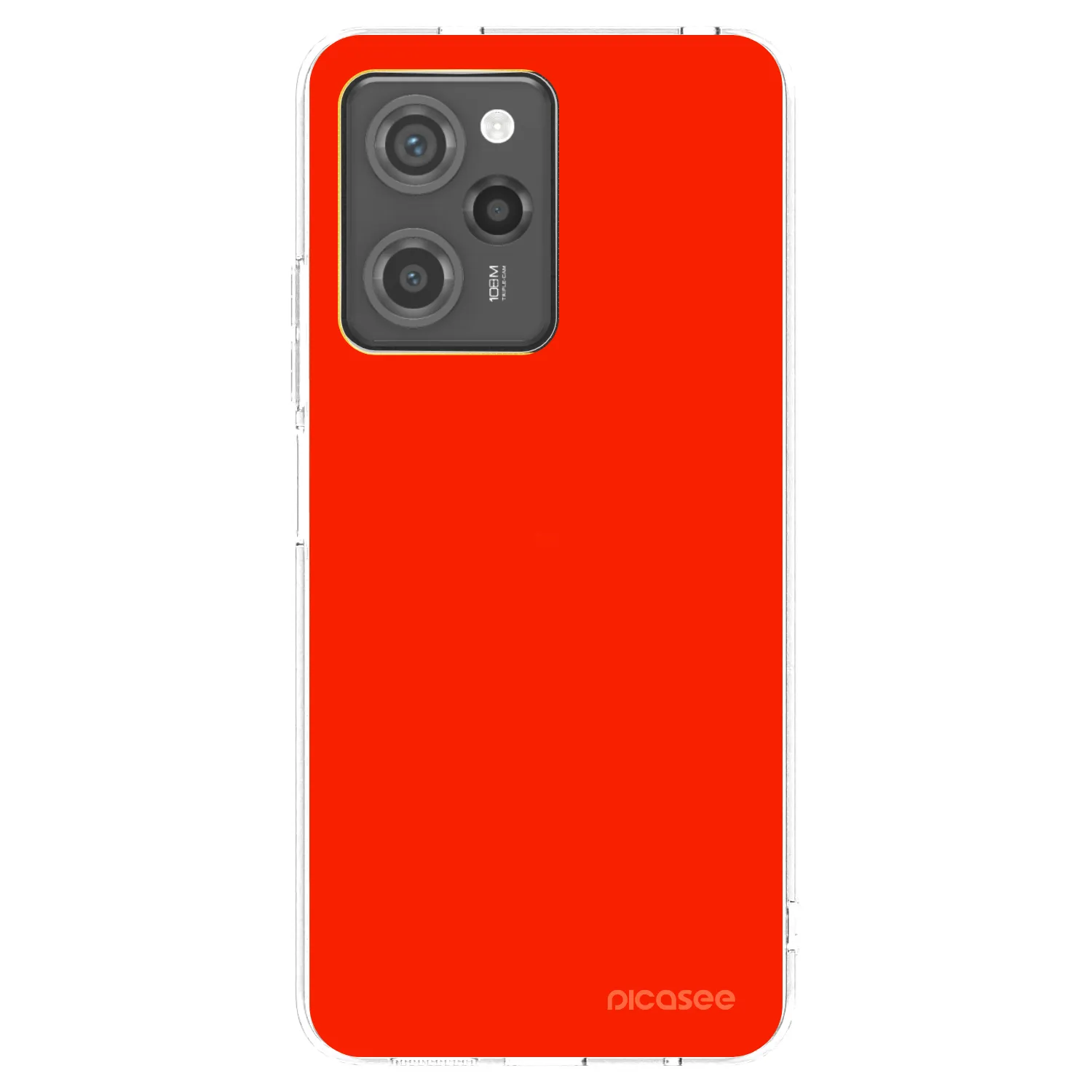 Picasee Μαύρη θήκη σιλικόνης για Xiaomi Poco X5 Pro - Maranello Red