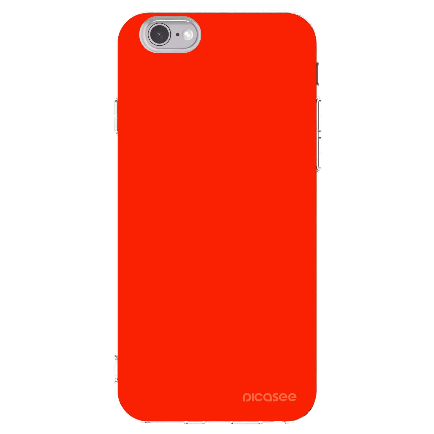 Picasee διαφανής θήκη σιλικόνης Apple iPhone 6/6S - Maranello Red