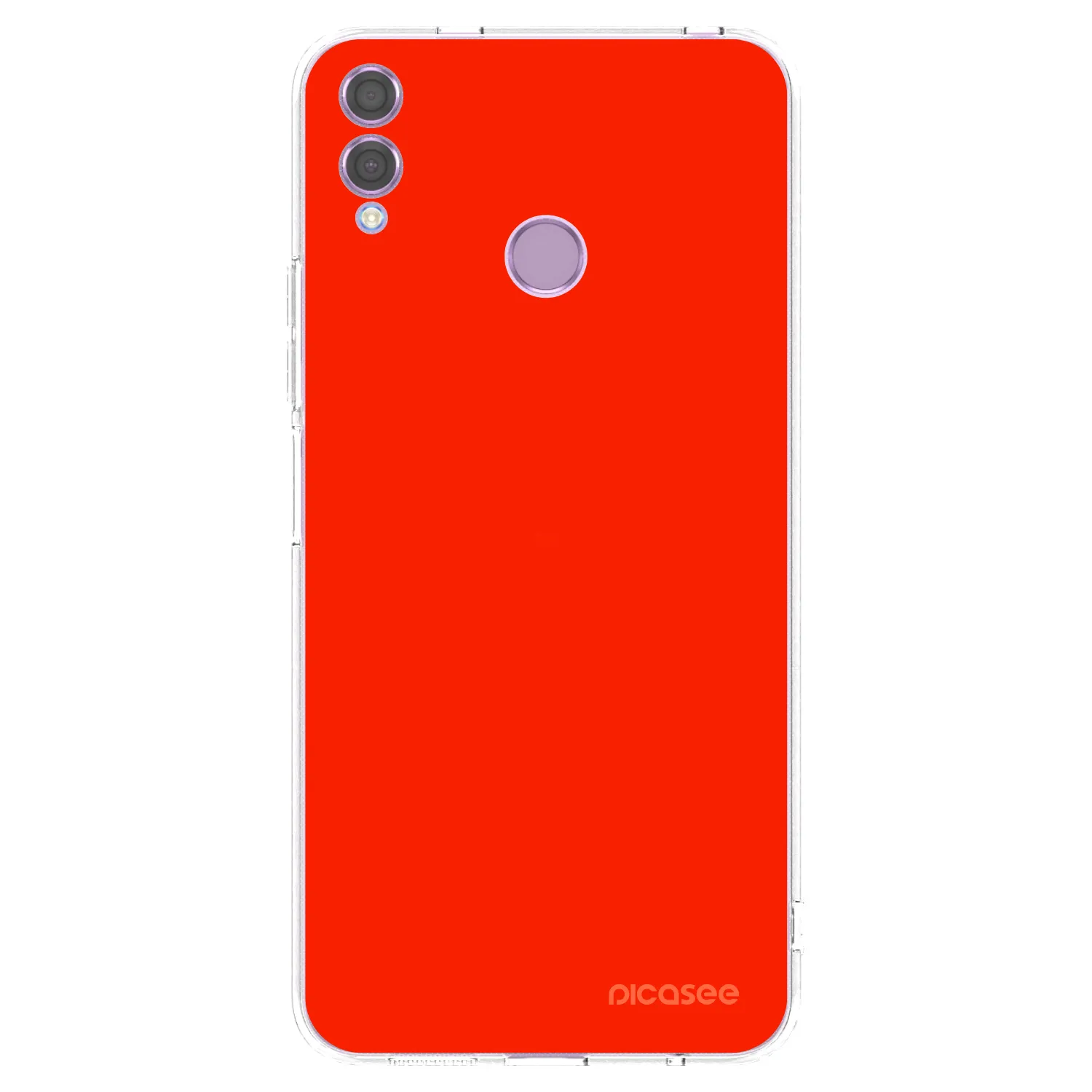 Picasee διαφανής θήκη σιλικόνης Honor 8X - Maranello Red