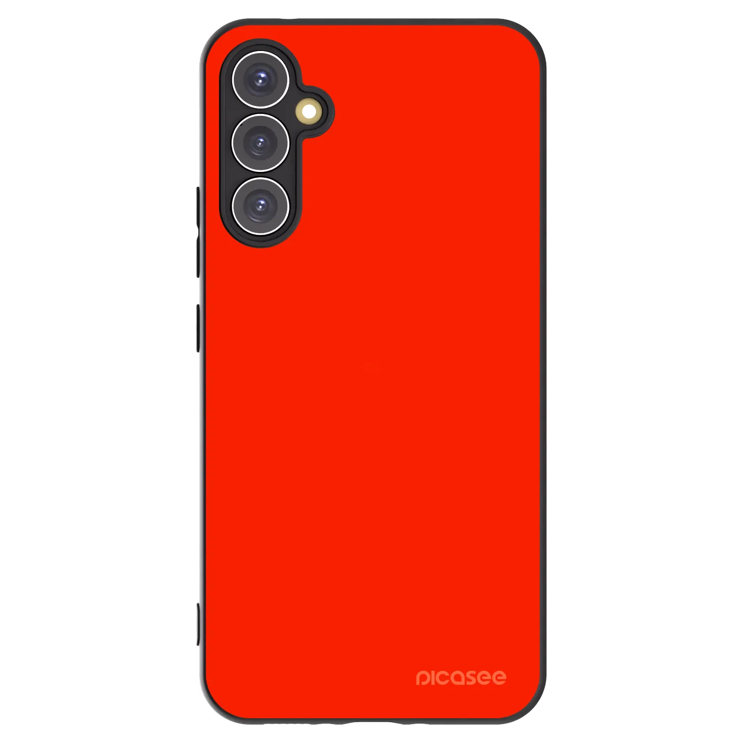 Picasee Μαύρη θήκη σιλικόνης για Samsung Galaxy A34 5G A346B - Maranello Red