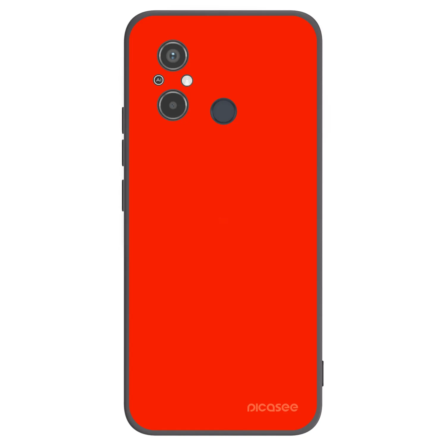 Picasee Μαύρη θήκη σιλικόνης για Xiaomi Redmi 12C - Maranello Red