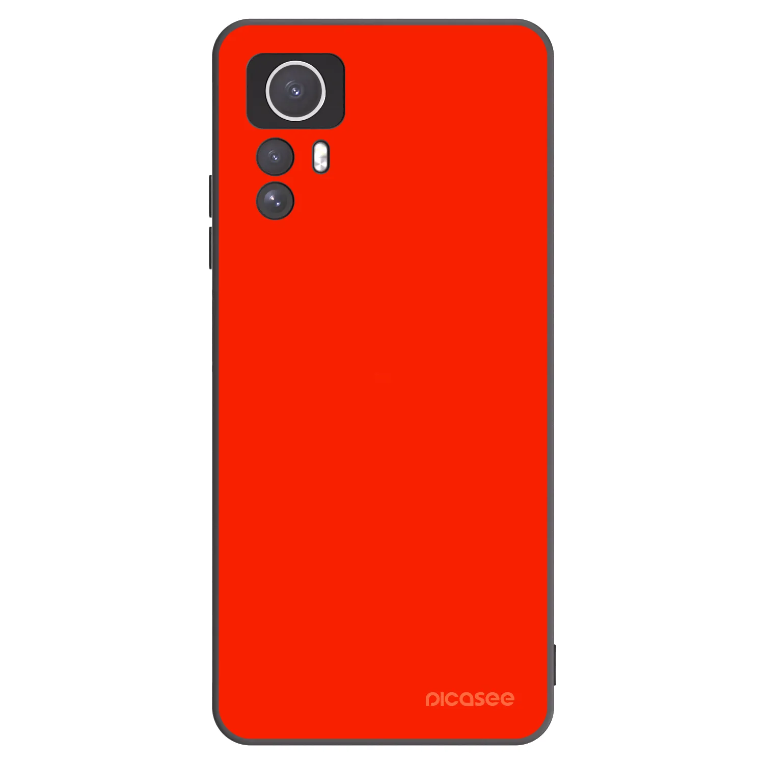 Picasee Μαύρη θήκη σιλικόνης για Xiaomi Redmi Note 12S - Maranello Red