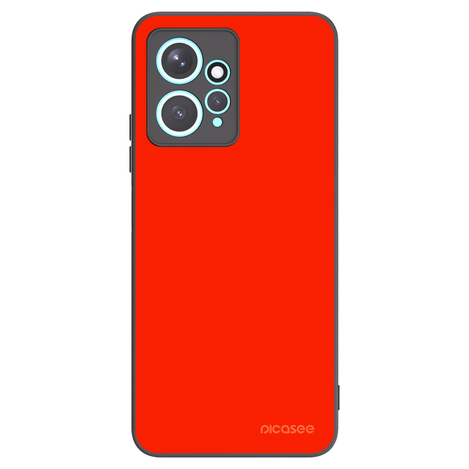 Picasee Μαύρη θήκη σιλικόνης για Xiaomi Redmi Note 12 4G - Maranello Red
