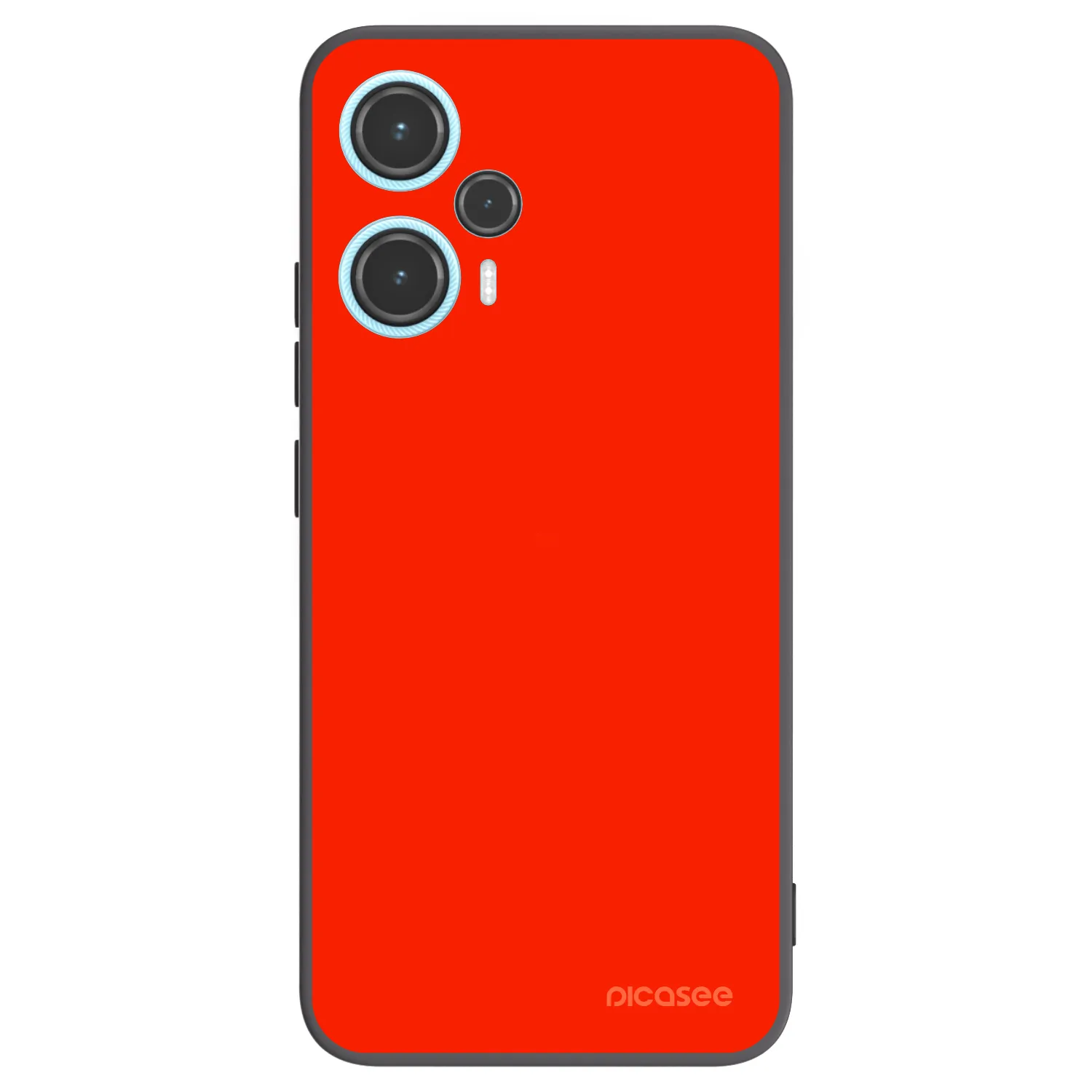 Picasee Μαύρη θήκη σιλικόνης για Xiaomi Poco F5 - Maranello Red